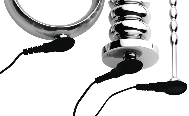 Deluxe Series Voltaic For Him Stainless Steel Male E-stim Kit - Image 4