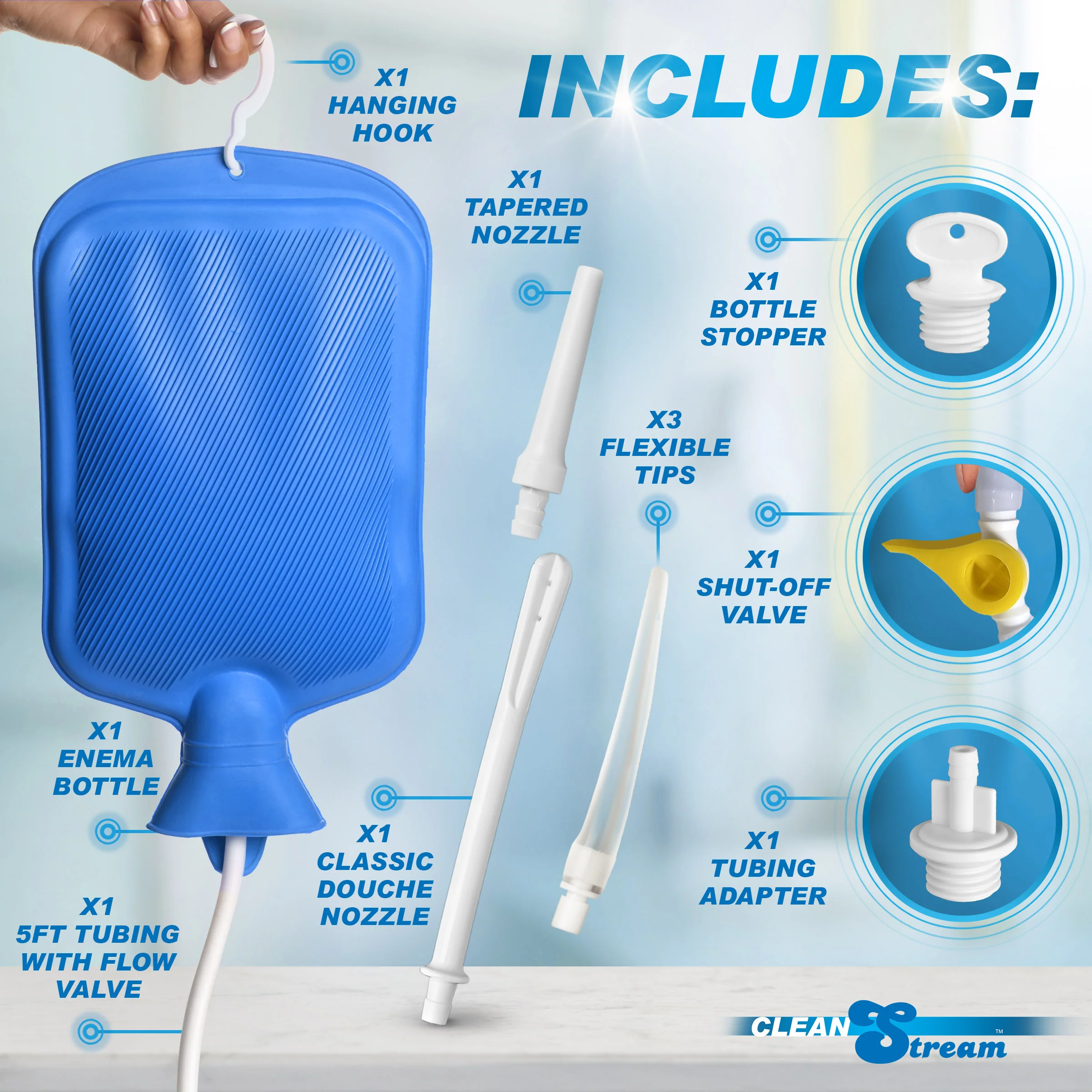 Deluxe Shower Enema Kit - Image 6