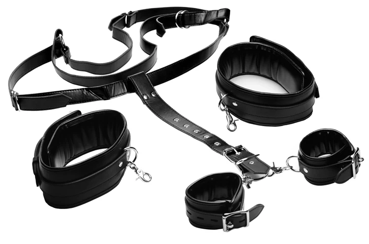 Deluxe Thigh Sling With Wrist Cuffs - Image 2