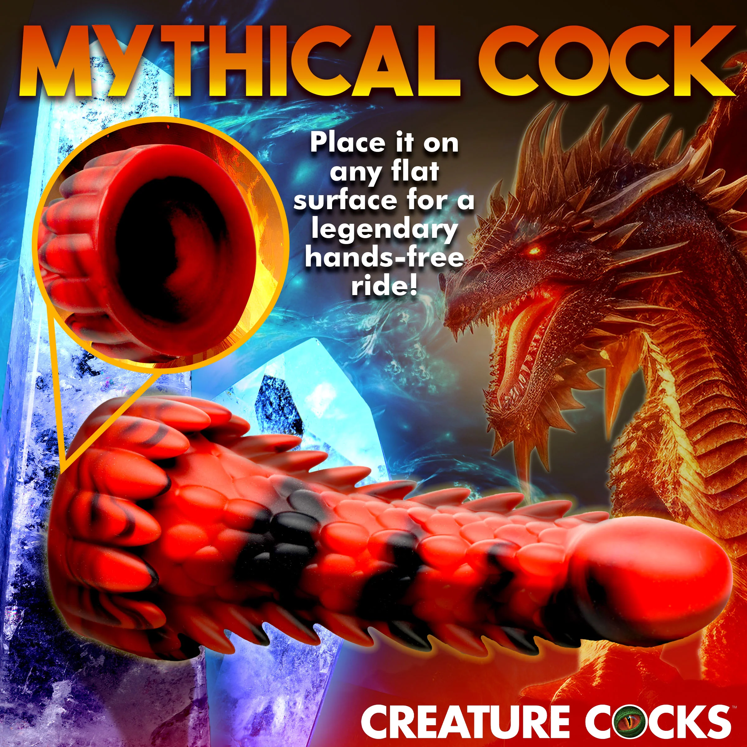Demon Rising Scaly Dragon Dildo - Image 2