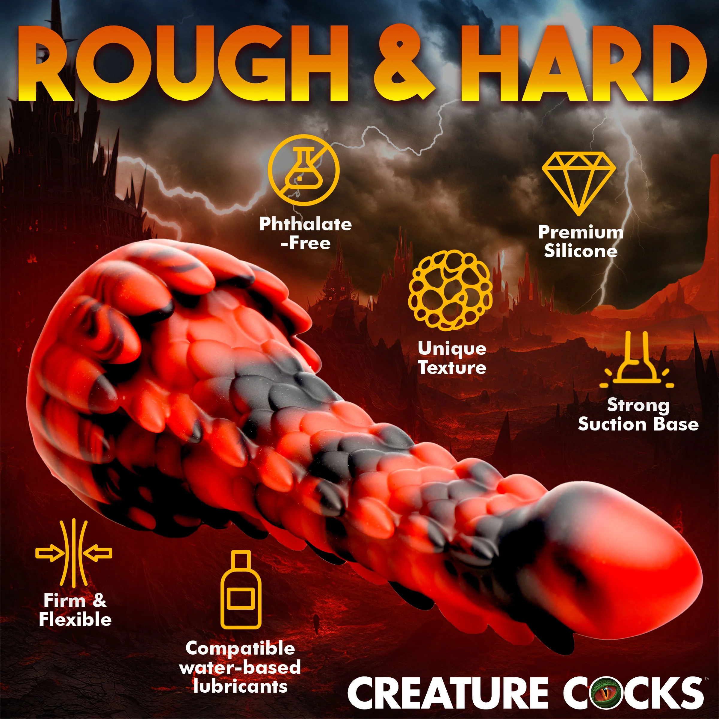 Demon Rising Scaly Dragon Dildo - Image 8