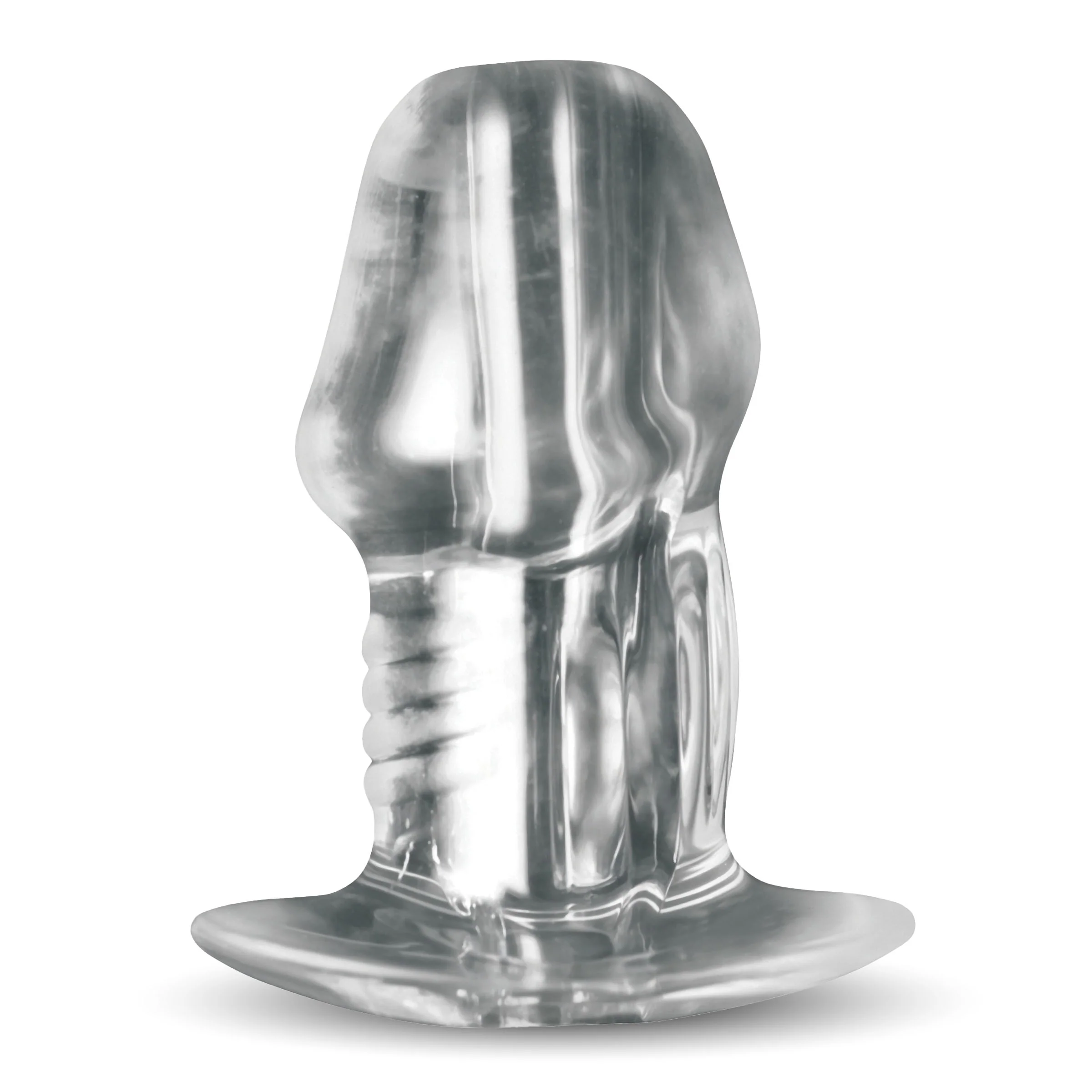 Dicked Clear Hollow Anal Plug - Image 6