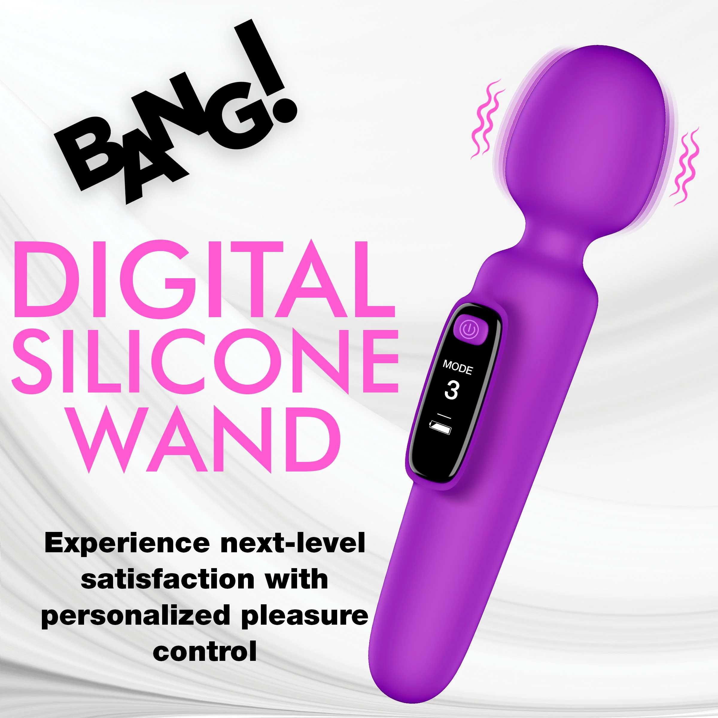 Digital Silicone Wand with Display - Image 3