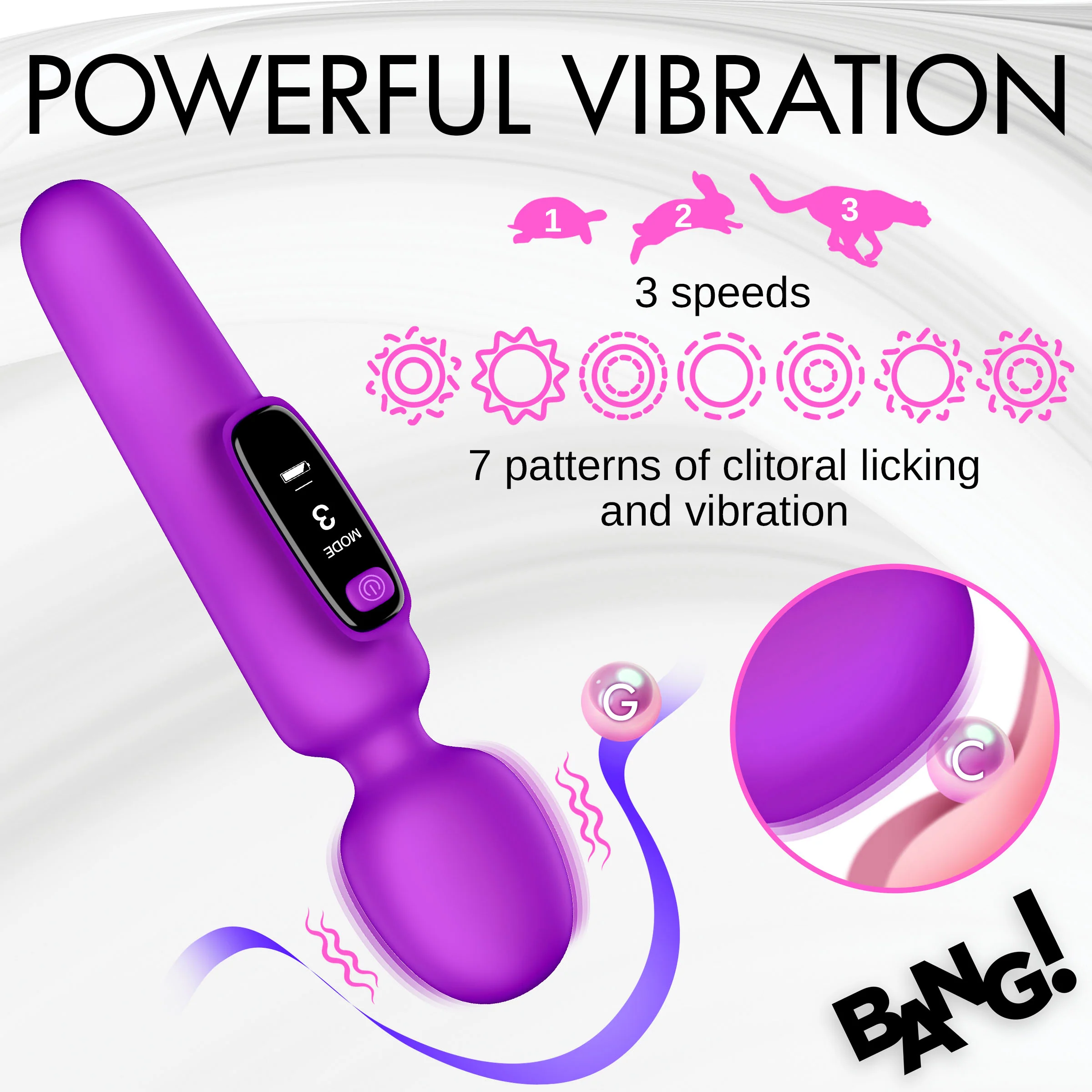 Digital Silicone Wand with Display - Image 4