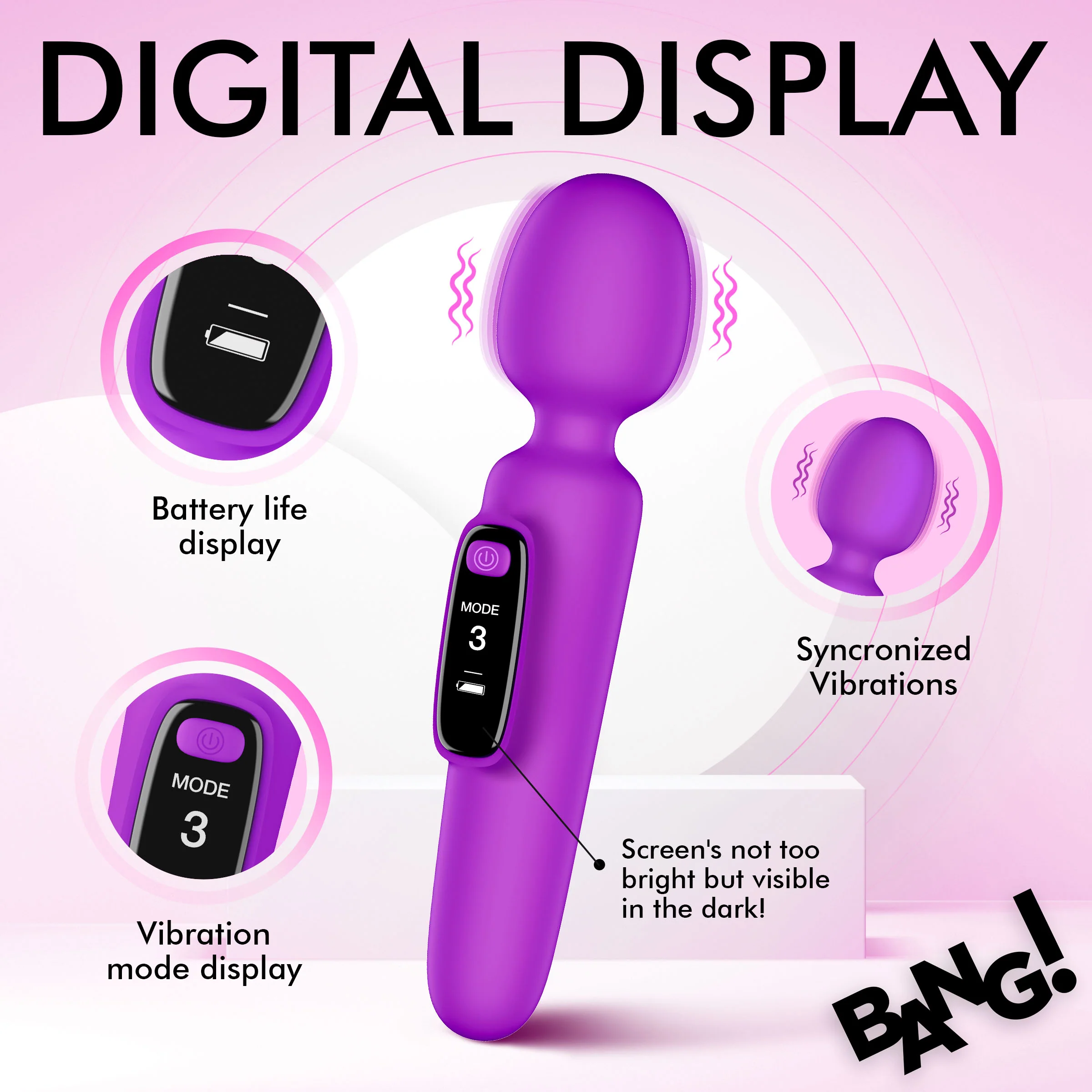Digital Silicone Wand with Display - Image 7