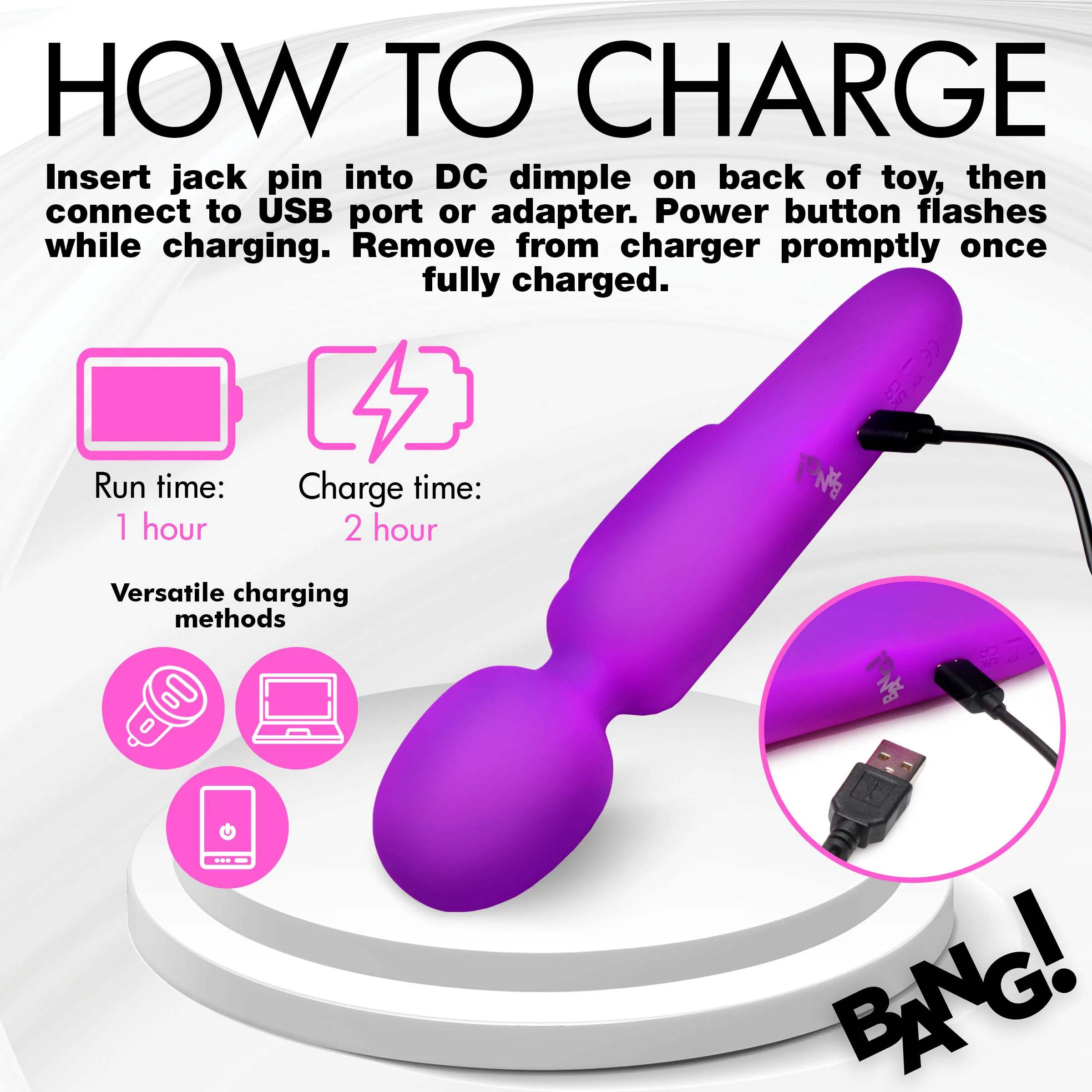Digital Silicone Wand with Display - Image 8