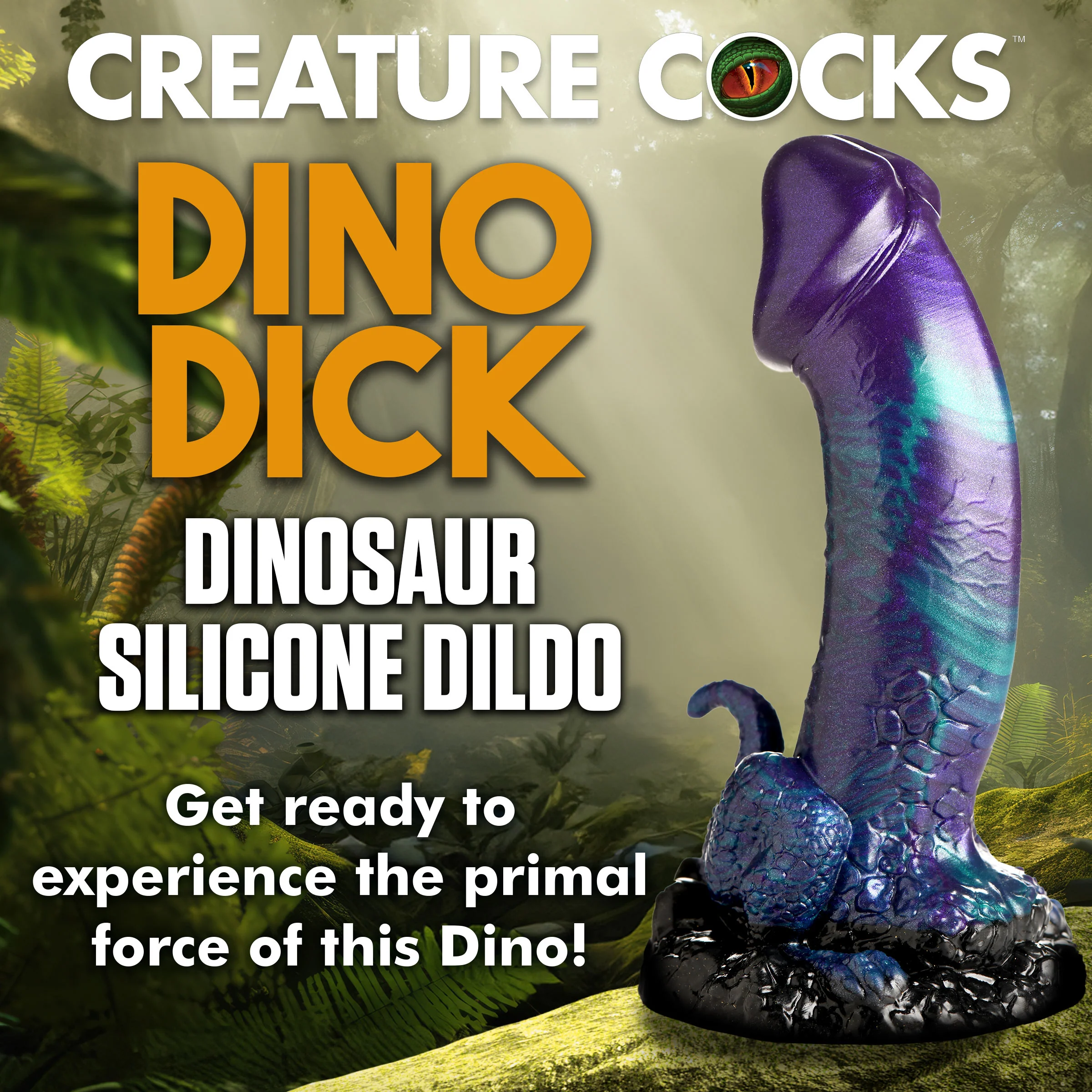 Dino-Dick Dinosaur Silicone Dildo - Image 2
