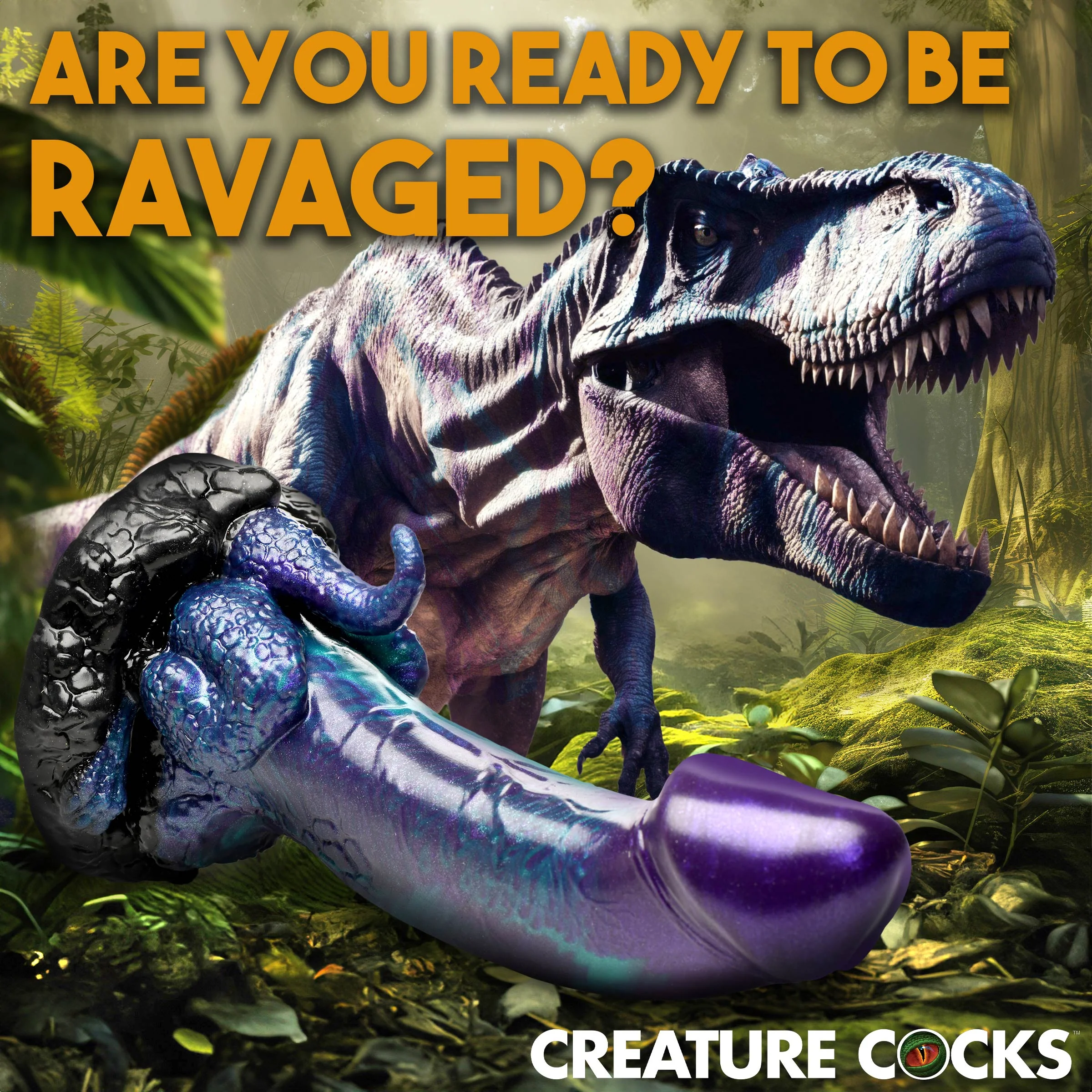 Dino-Dick Dinosaur Silicone Dildo - Image 3