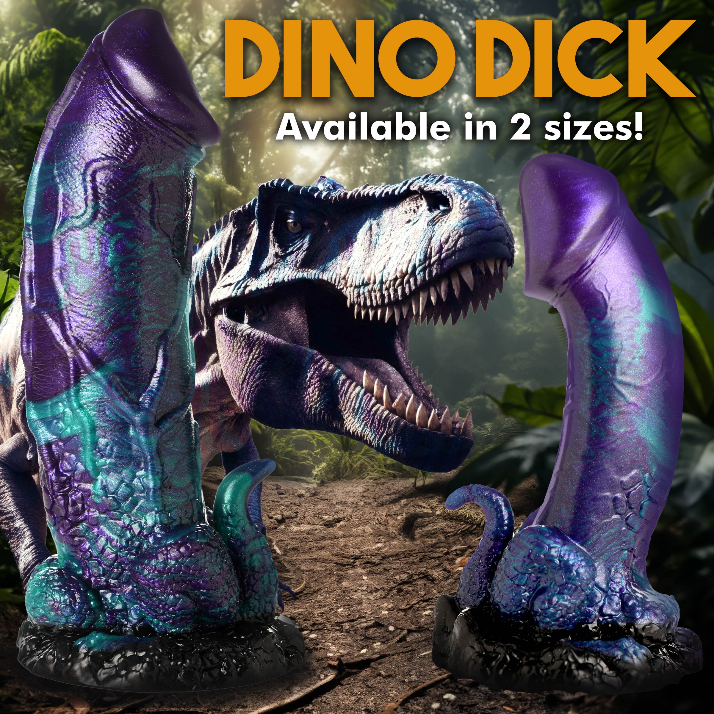 Dino-Dick Dinosaur Silicone Dildo - Image 8