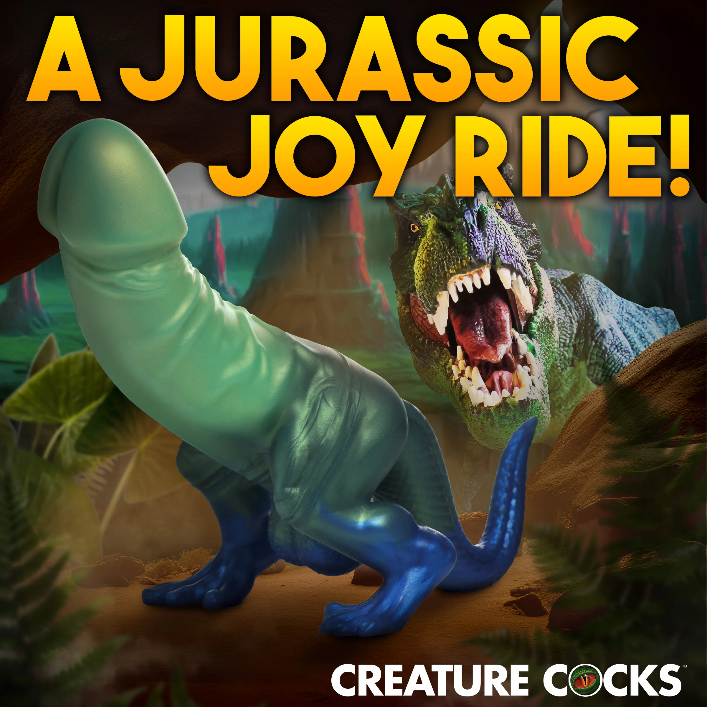 Jurassic Cock Dinosaur Silicone Dildo - Image 3