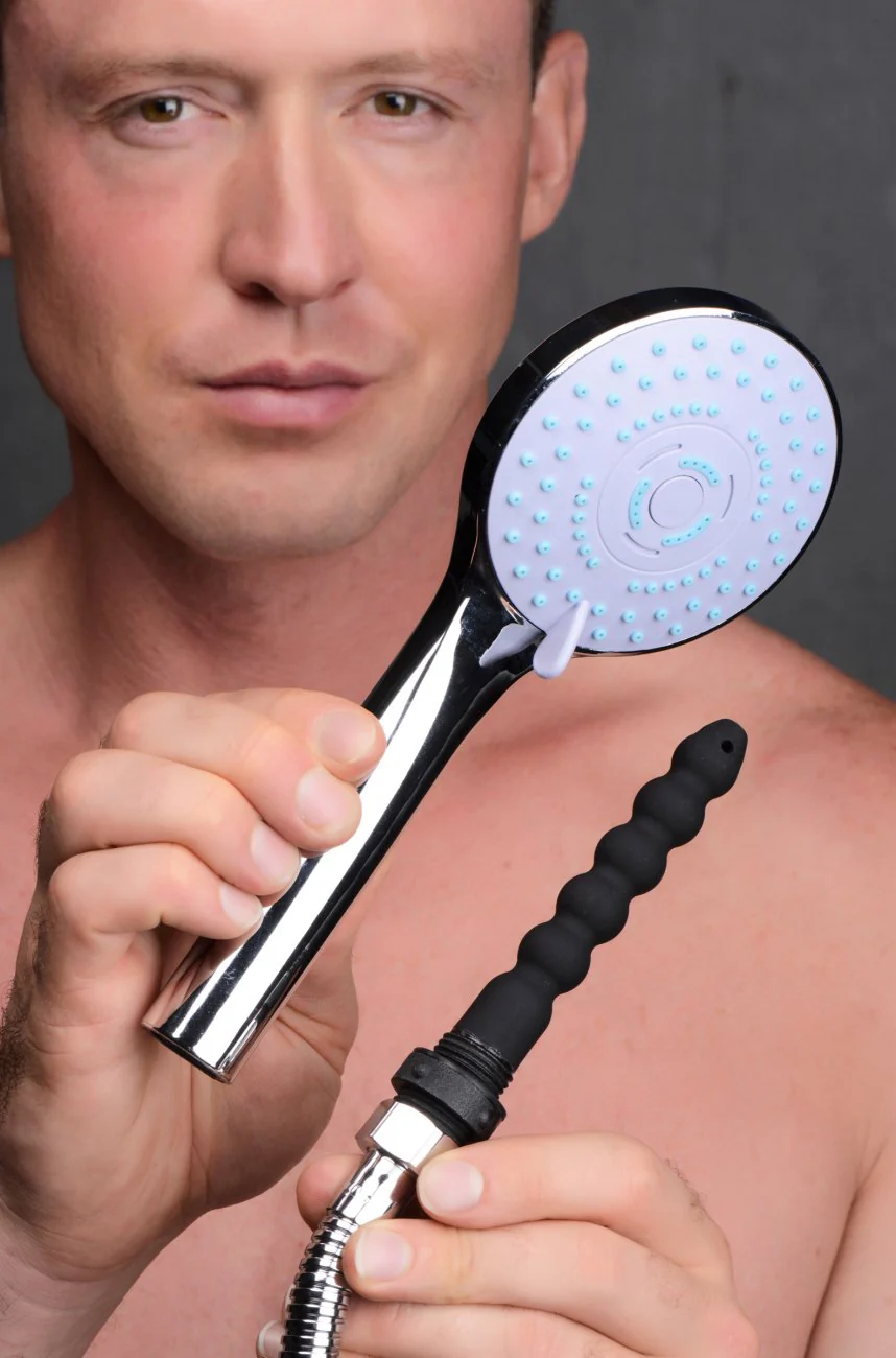 Discreet Silicone Shower Enema Set - Image 3