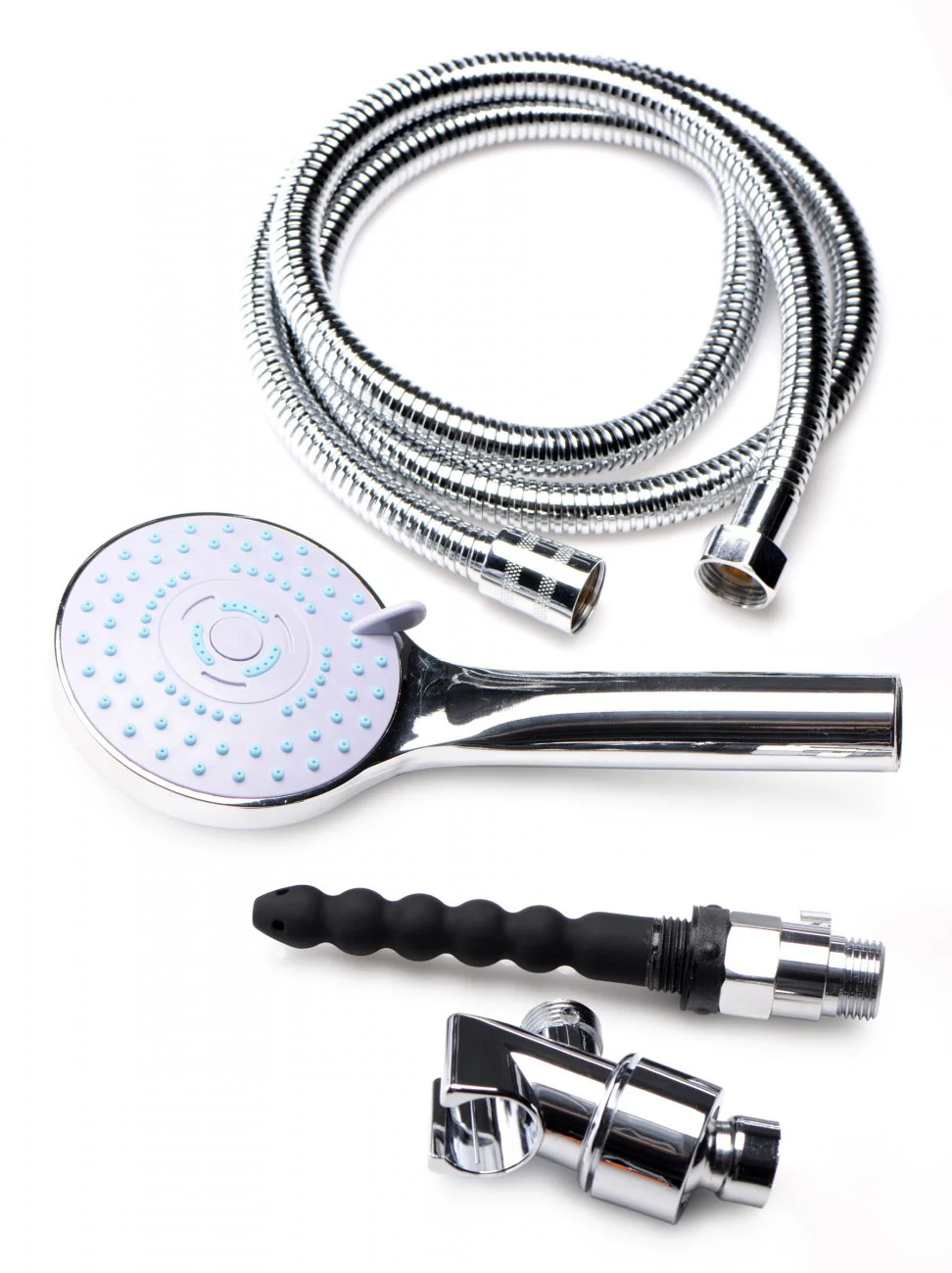 Discreet Silicone Shower Enema Set - Image 5