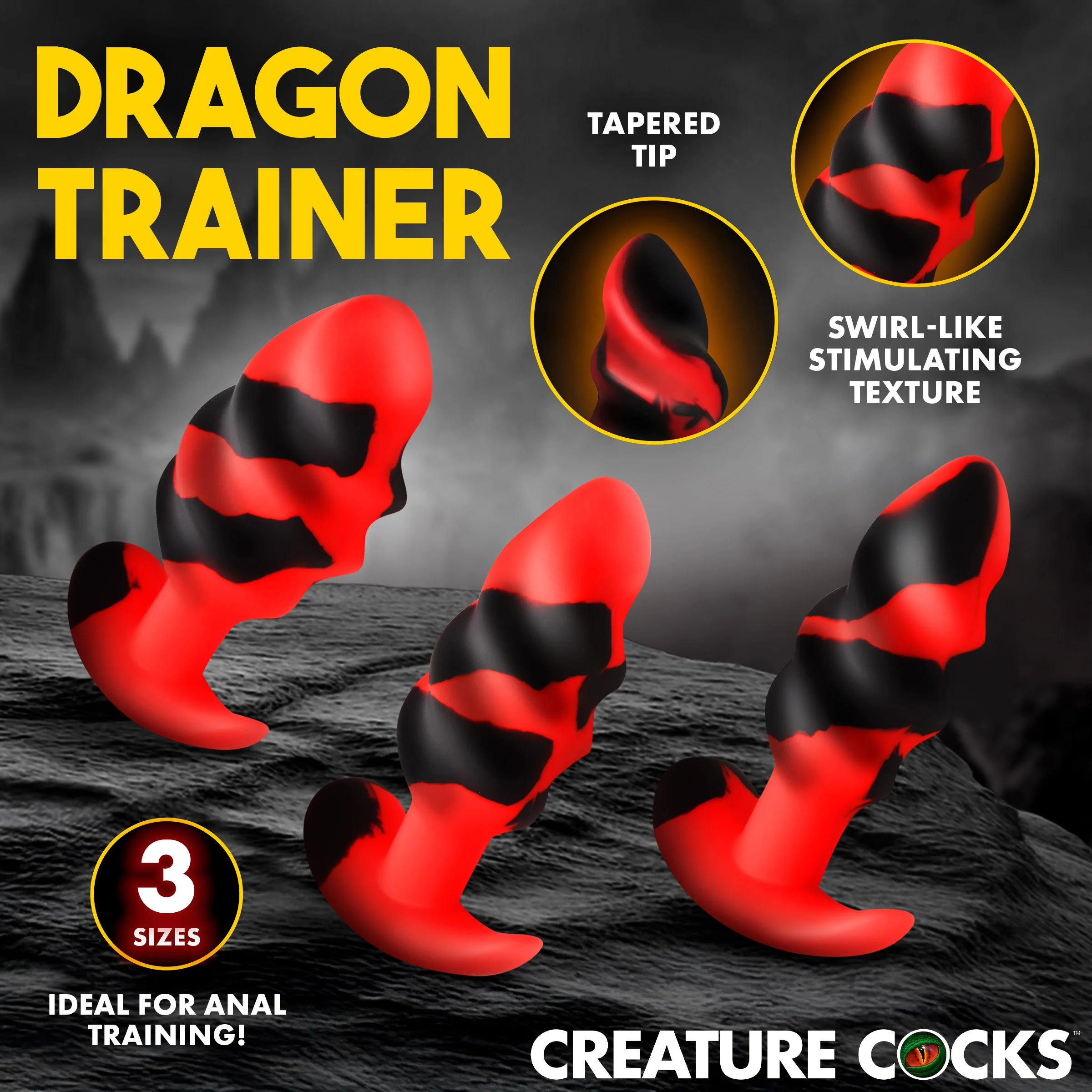 Dragon Trainer Silicone Butt Plug Set - Image 2