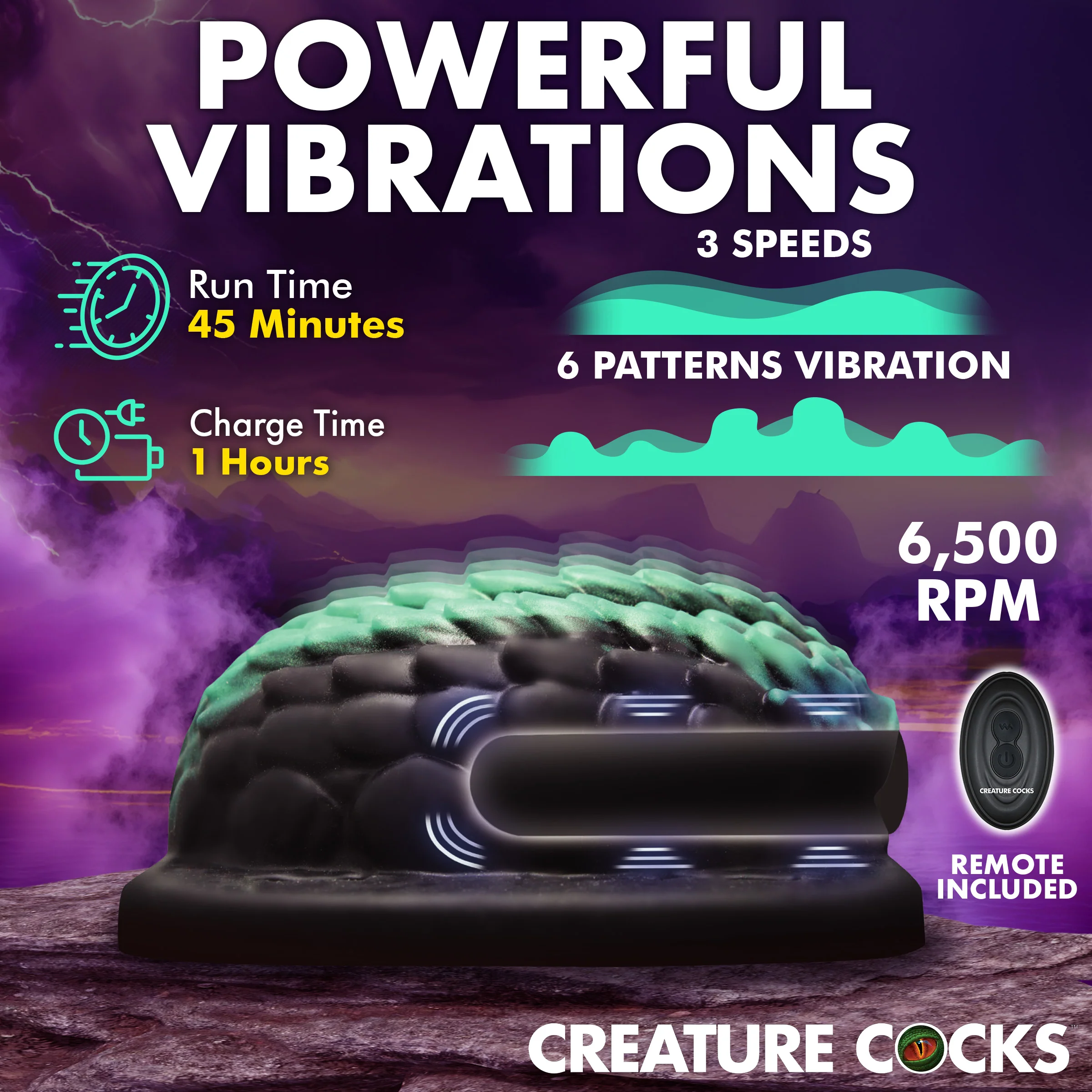 Dragon Vibrating Silicone Grinder - Image 2