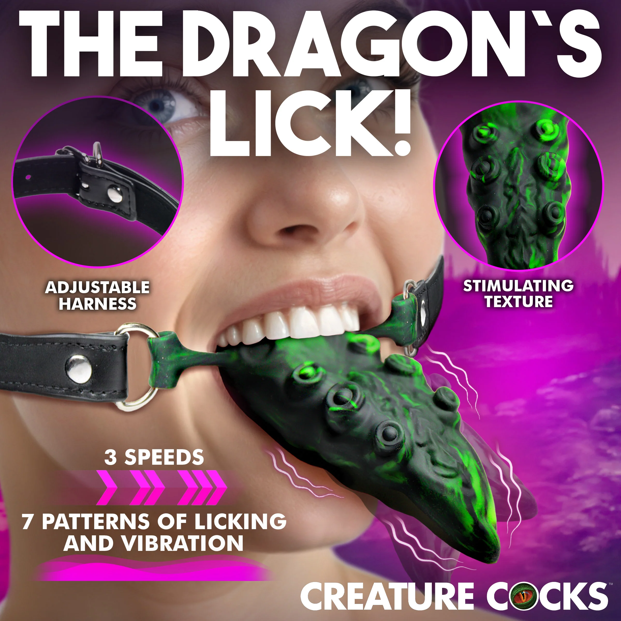 Dragon's Lick Vibrating Oral Enhancer - Image 3