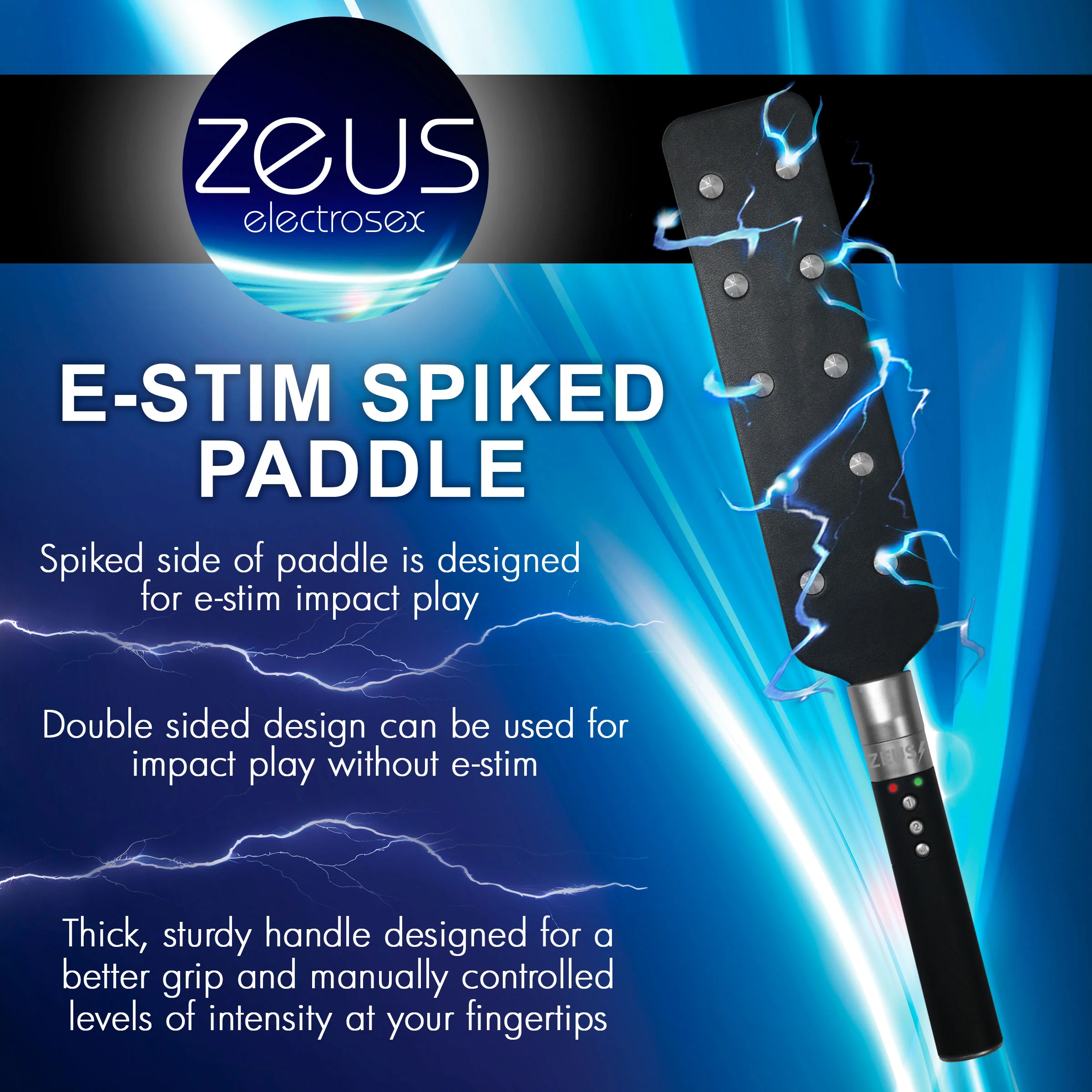 E-Stim Spiked Paddle - Image 2