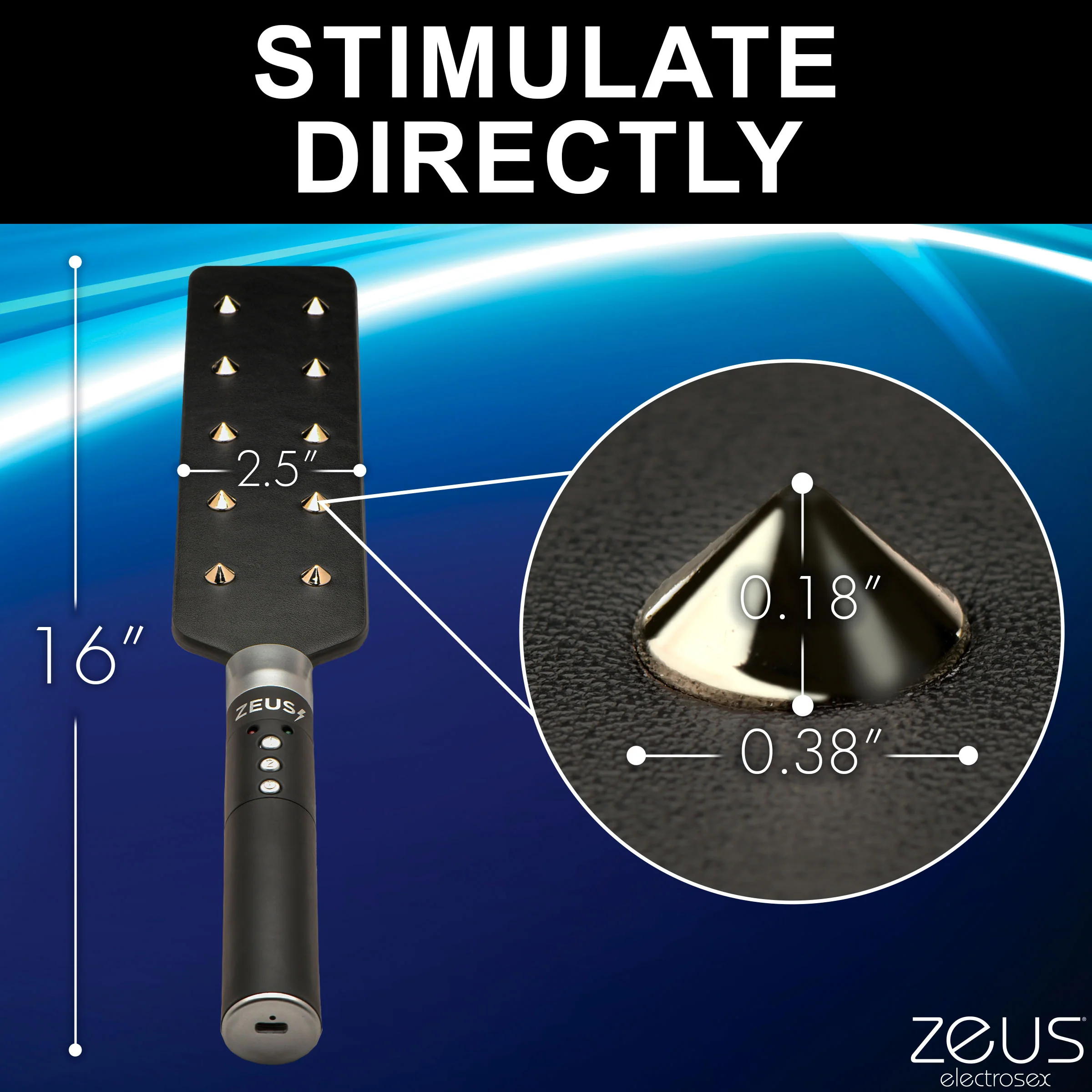 E-Stim Spiked Paddle - Image 4