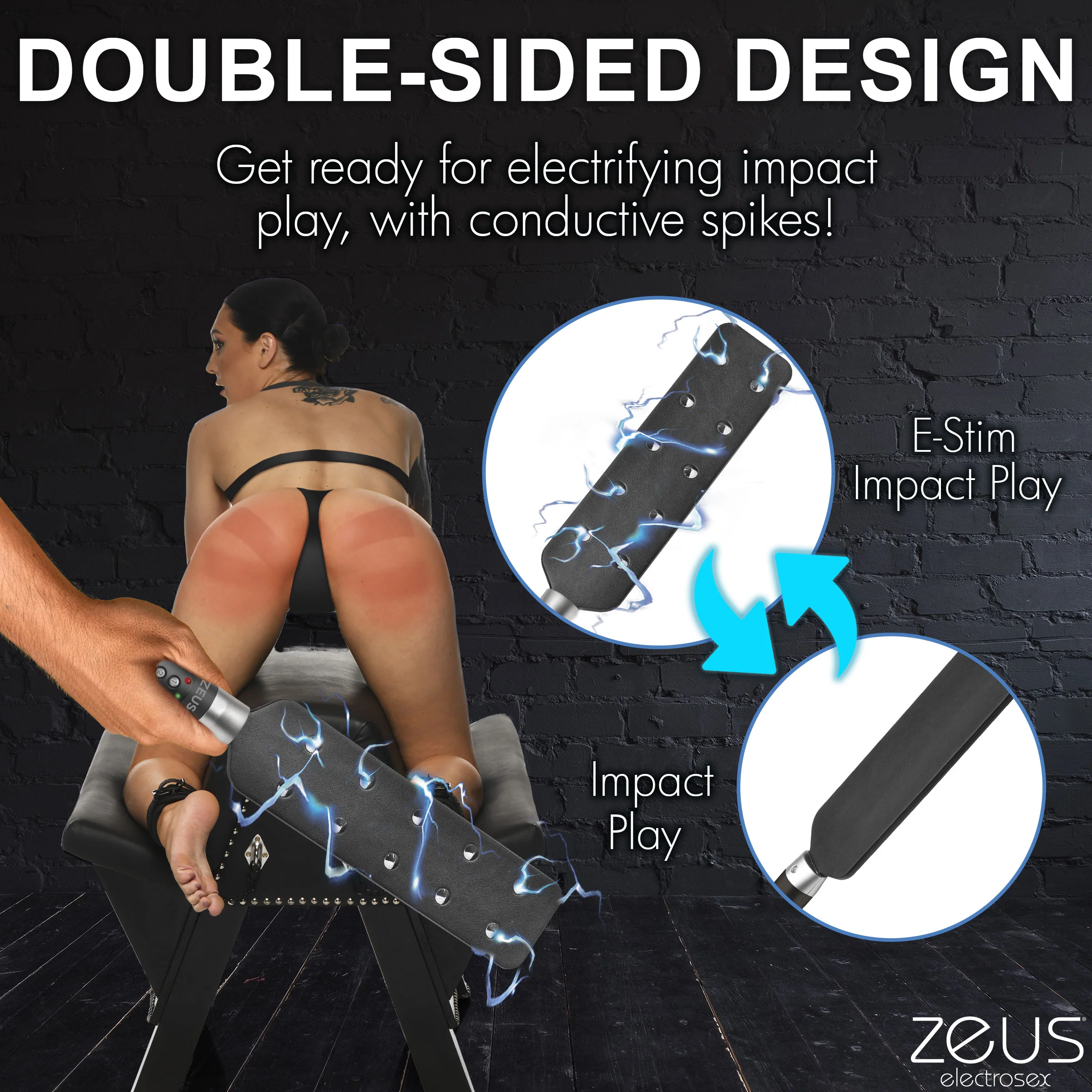 E-Stim Spiked Paddle - Image 7