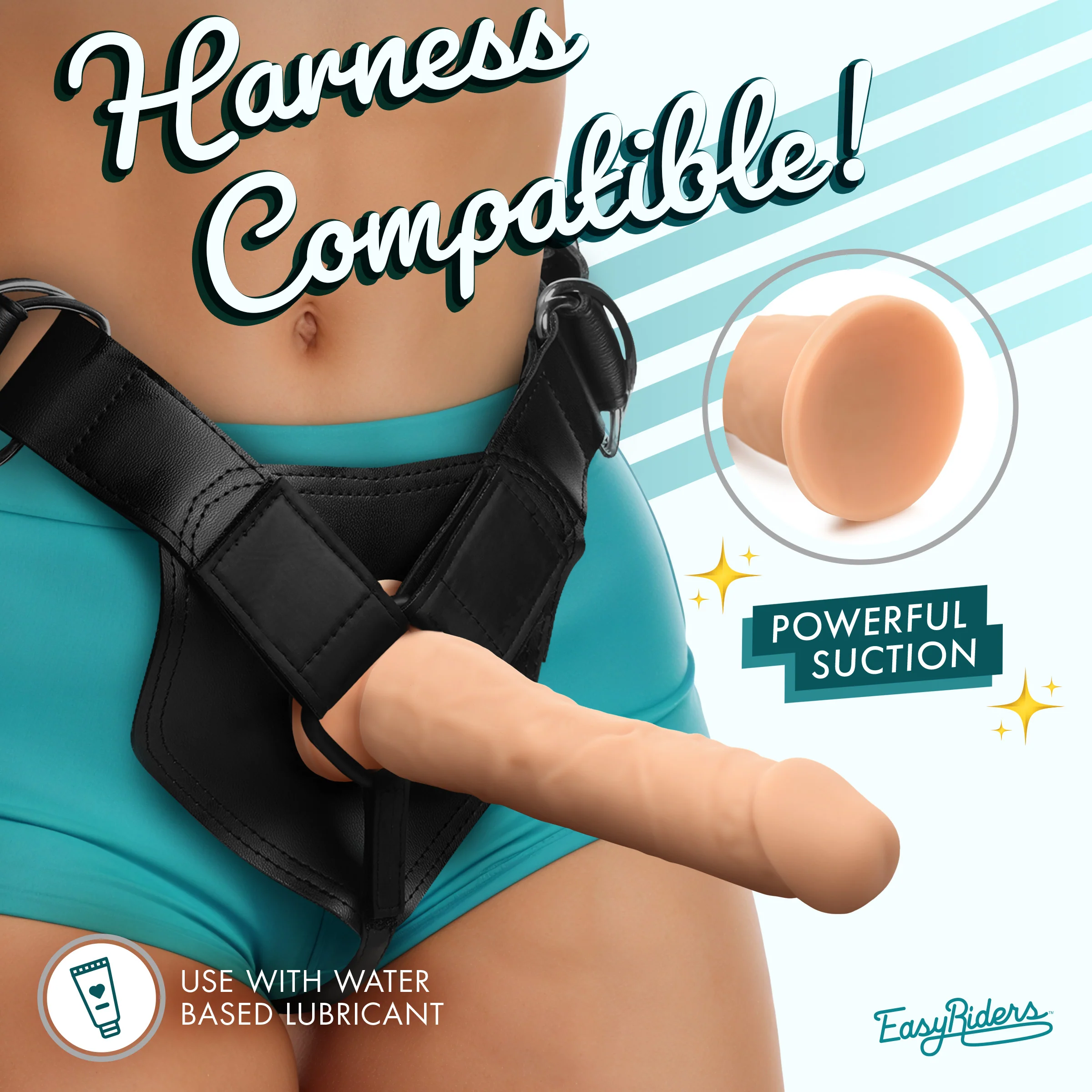 Easy Riders 7" Silicone Dildo - Image 3