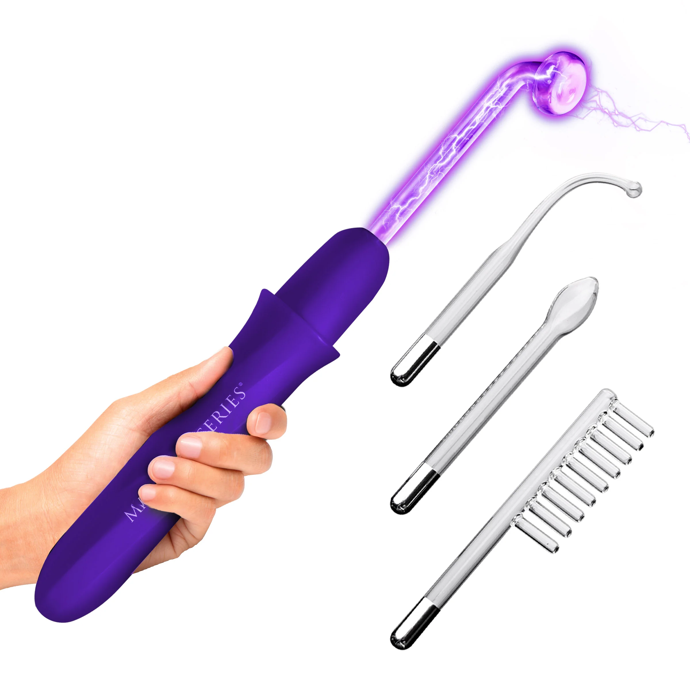 Elektrawand Rechargeable Violet Wand w/ Attachments - Image 7