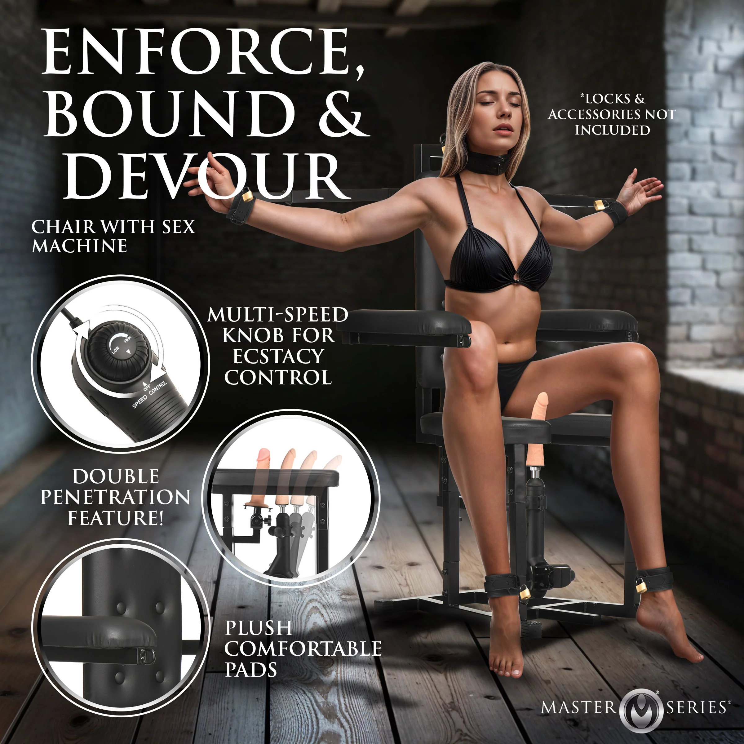Enforcer Chair with Sex Machine - Image 4
