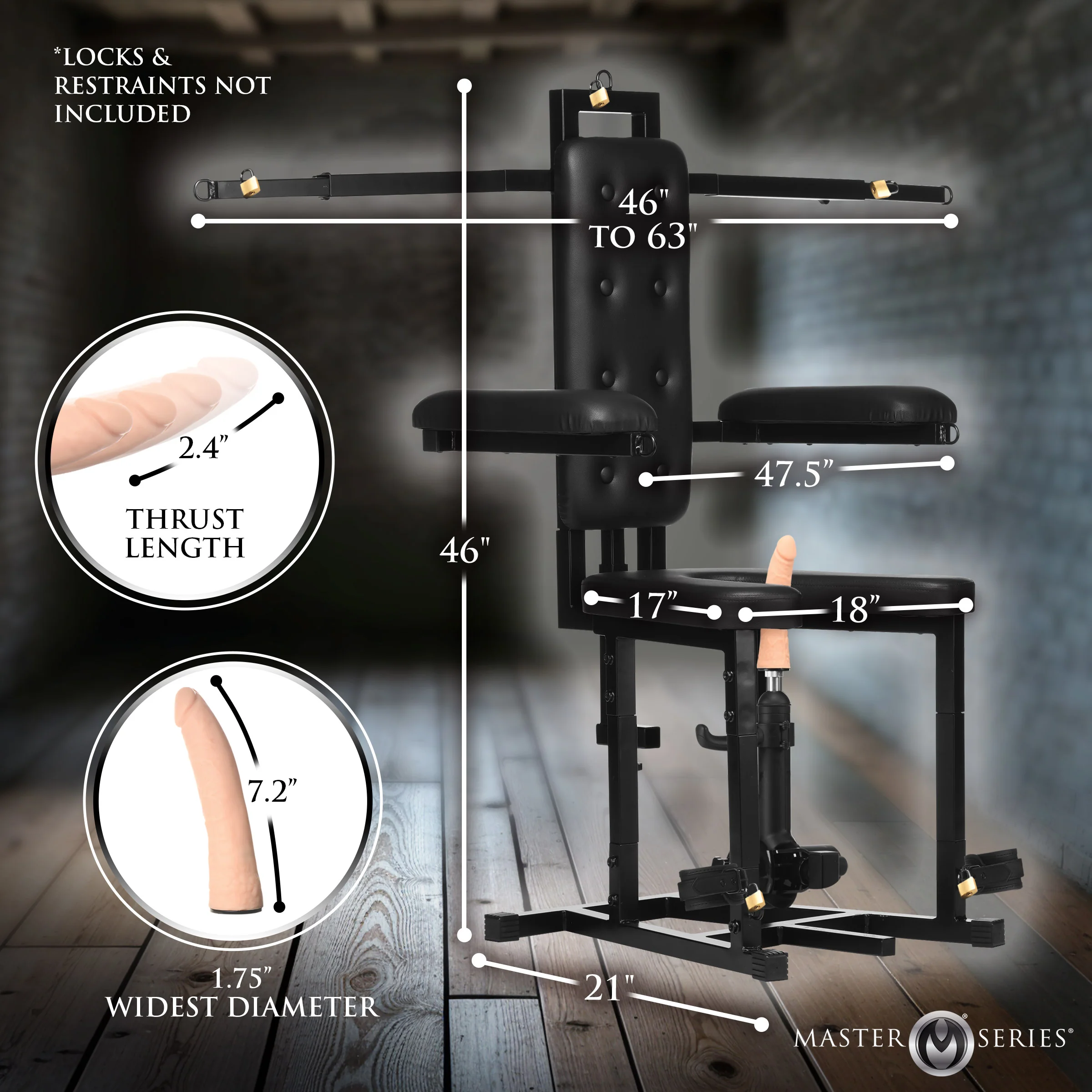 Enforcer Chair with Sex Machine - Image 8