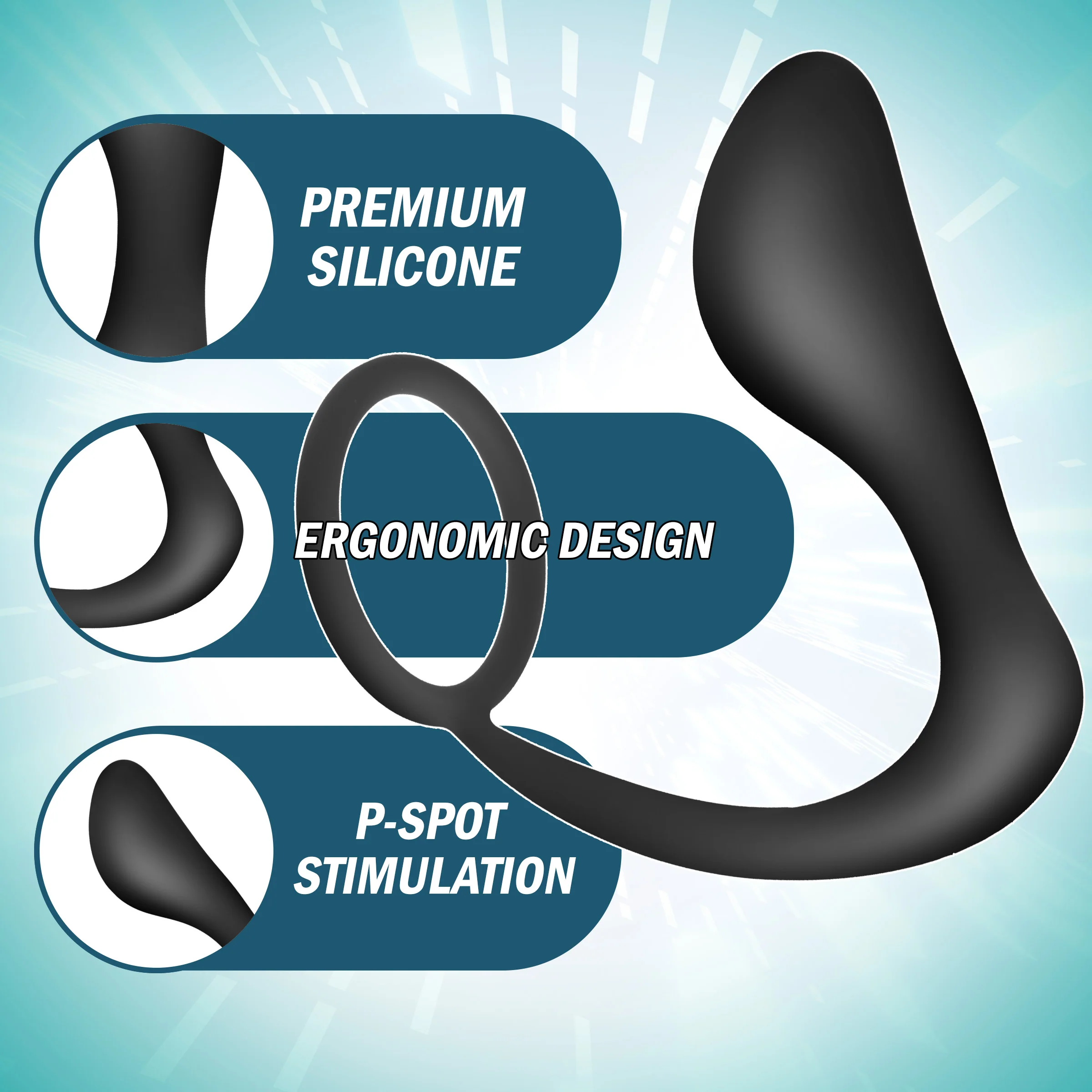 Explorer II Prostate Stimulator Plus Cock Ring - Image 3