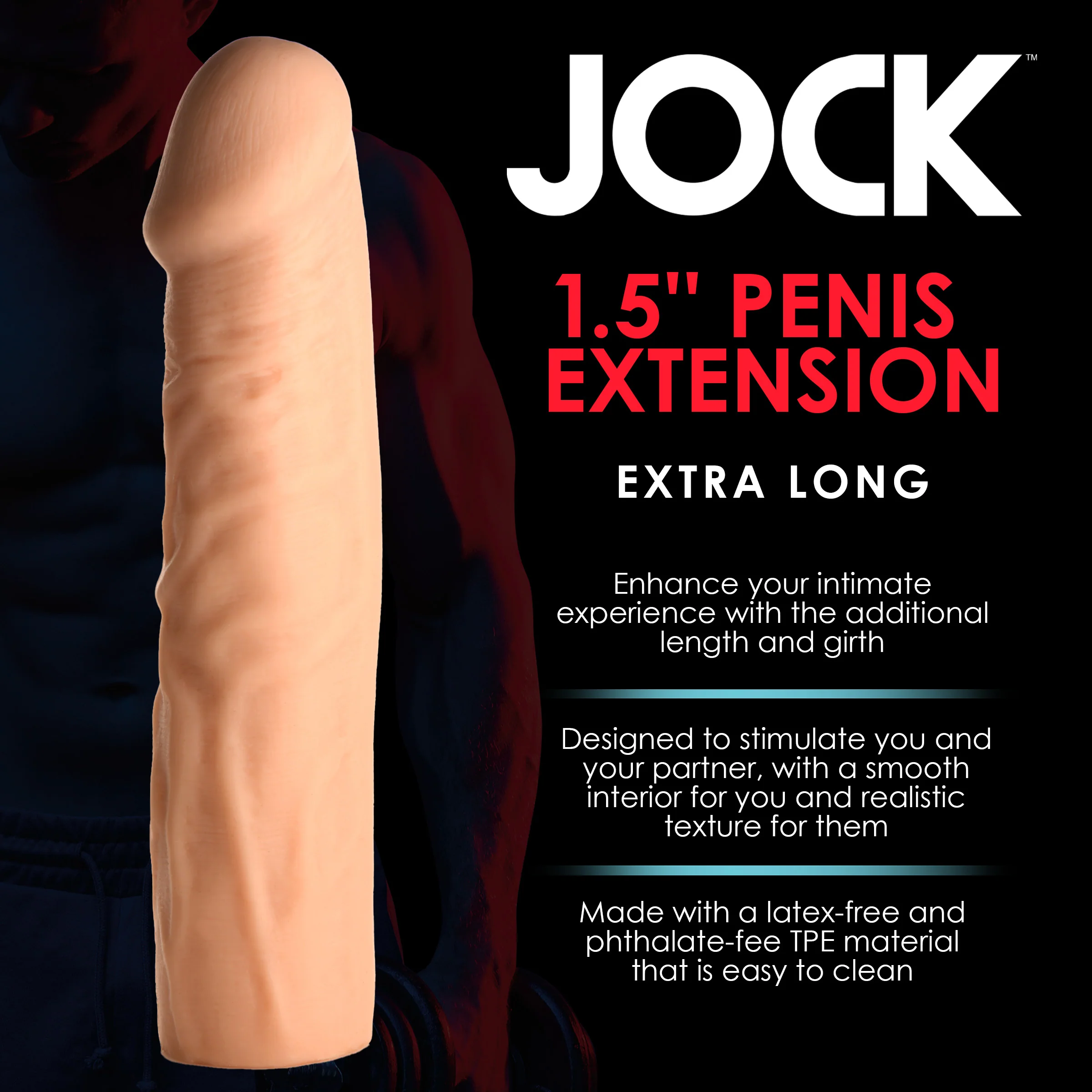 Extra Long 1.5 Inch Penis Extension - Image 3