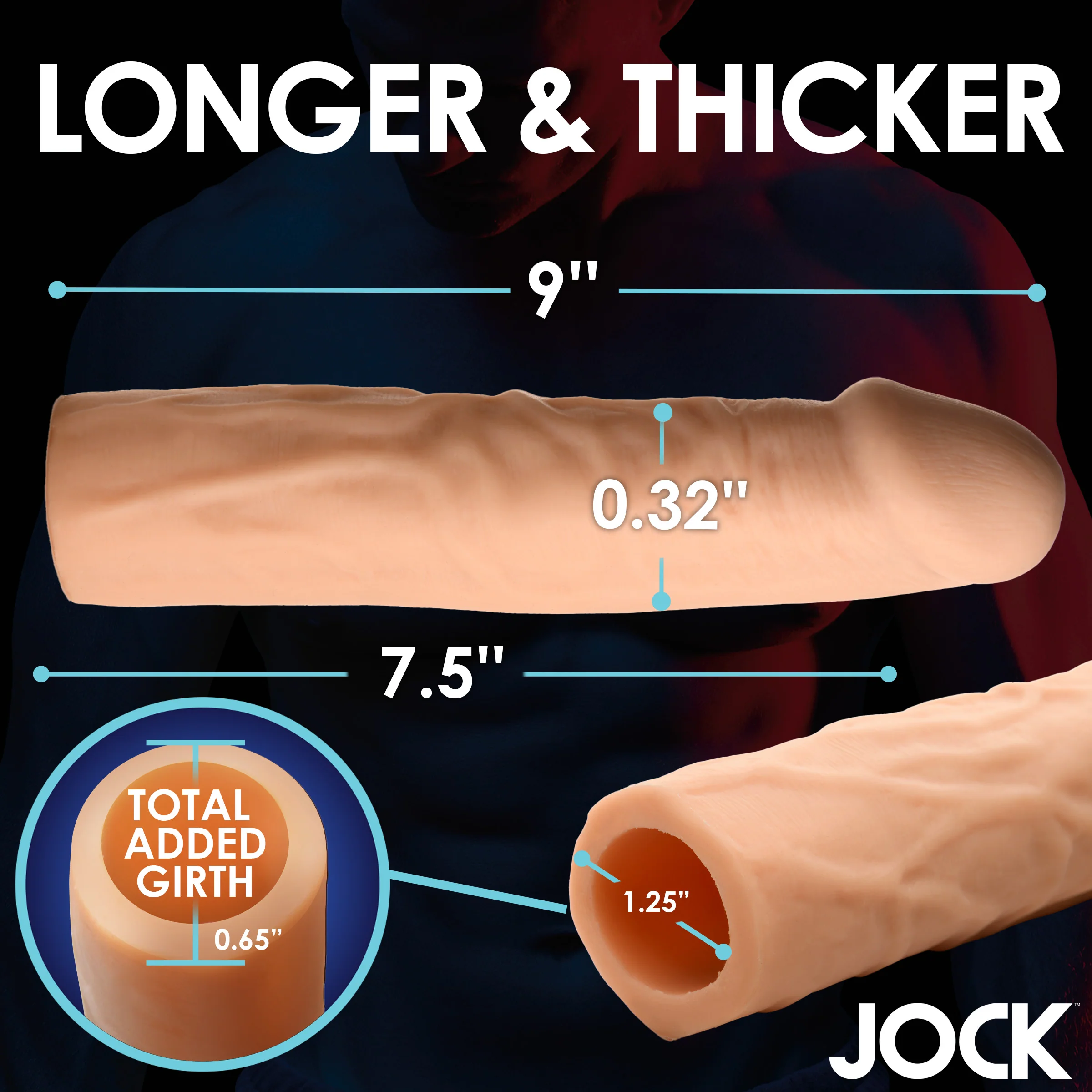 Extra Long 1.5 Inch Penis Extension - Image 4
