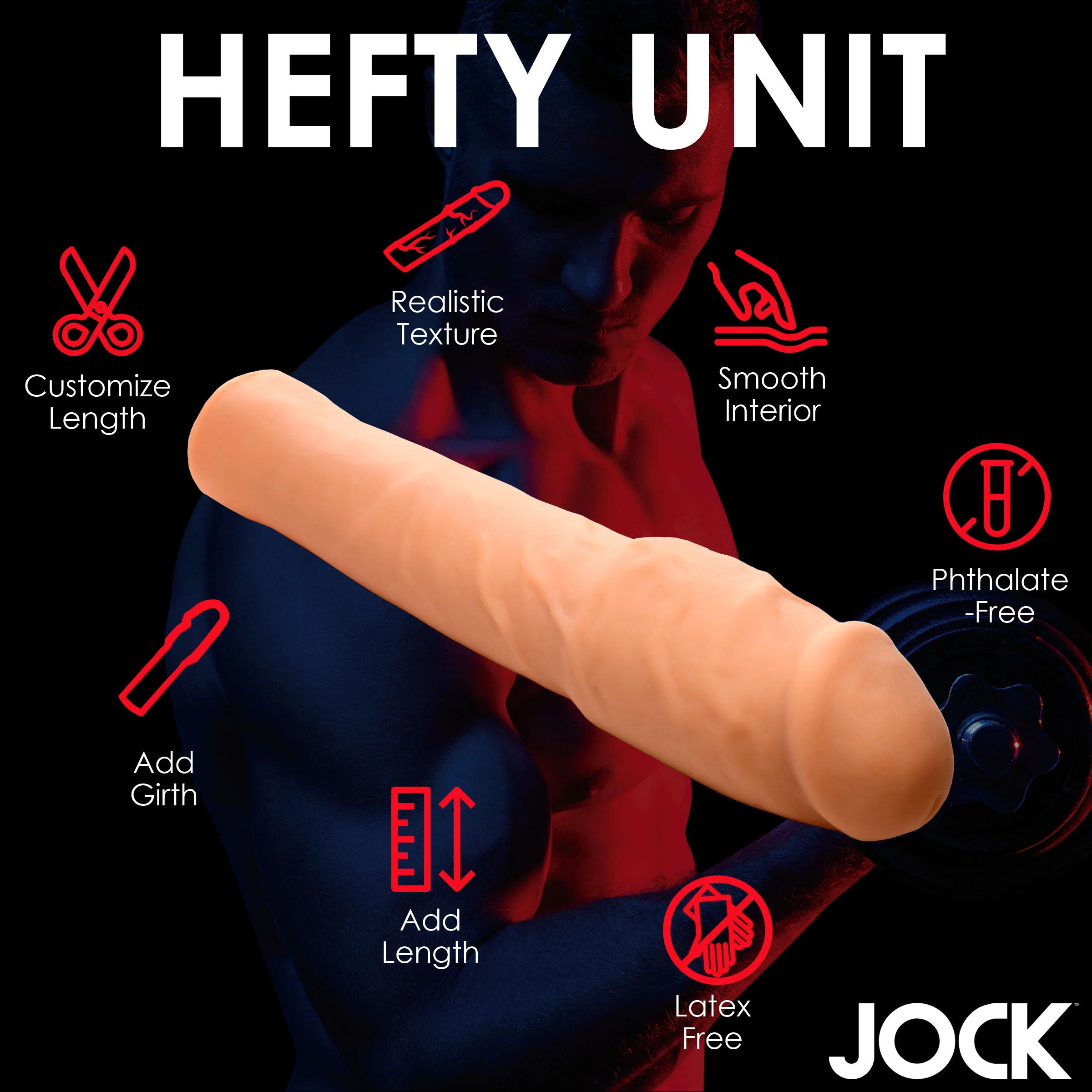 Extra Thick 2" Penis Extension Sleeve - Image 5
