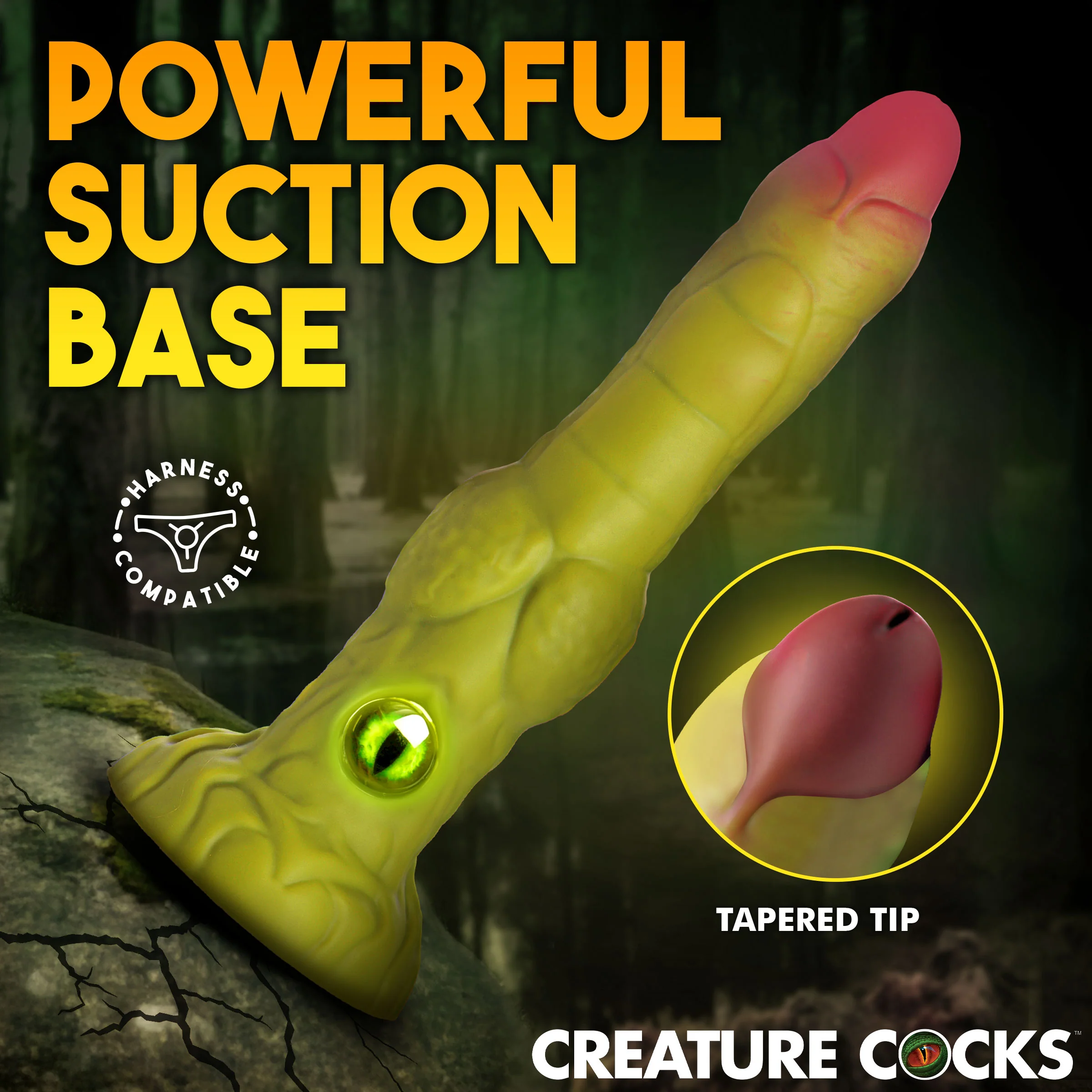 Eyegor Thrusting & Vibrating Silicone Dildo - Image 6