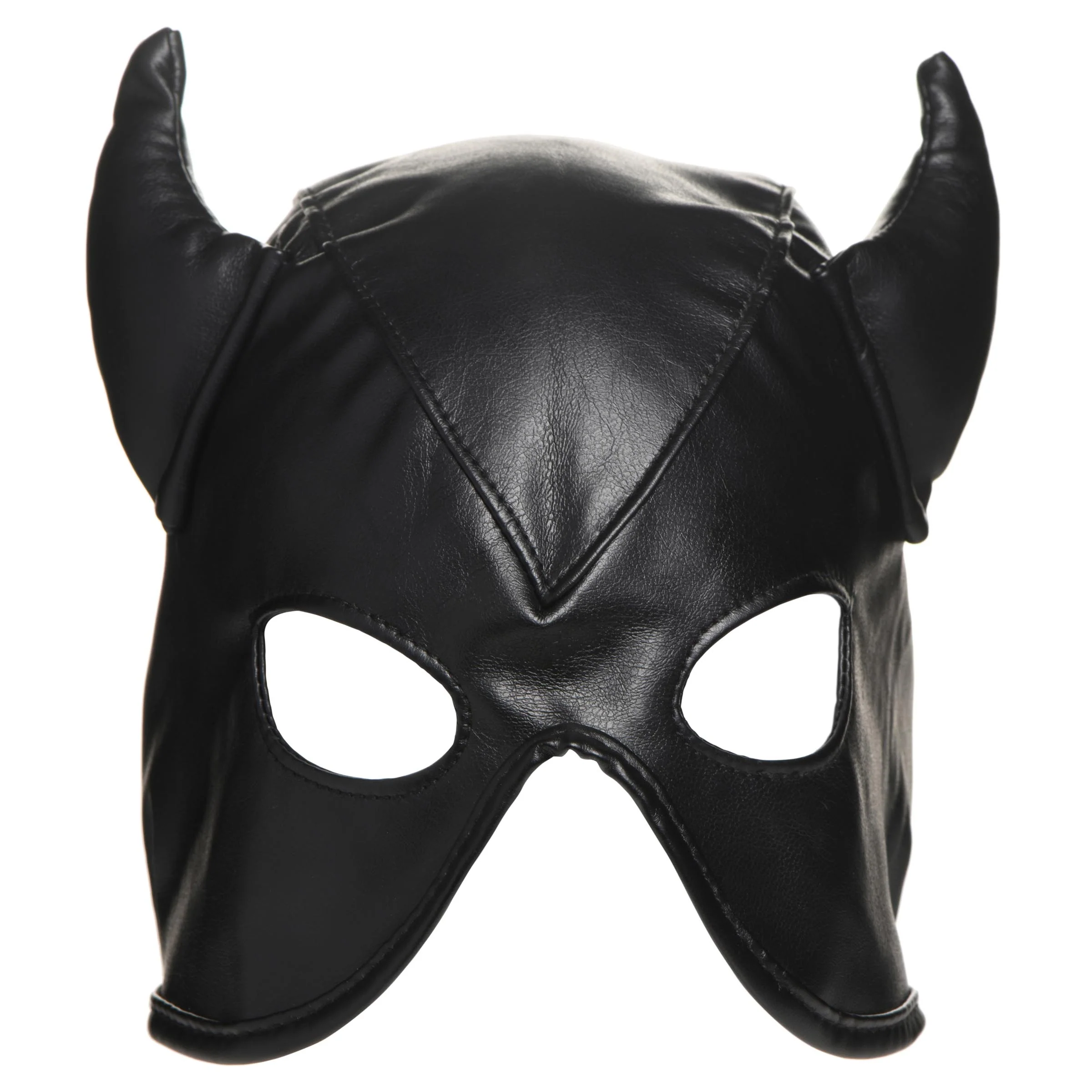 Fetish Hood with Horns - Image 3