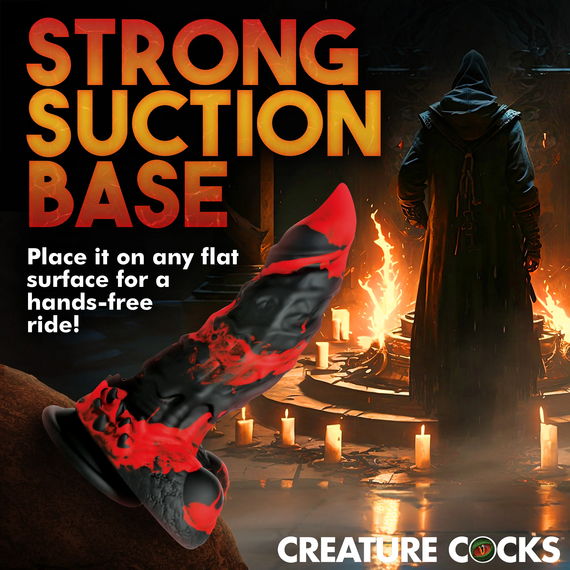 Fire Demon Monster Silicone Dildo - Image 7