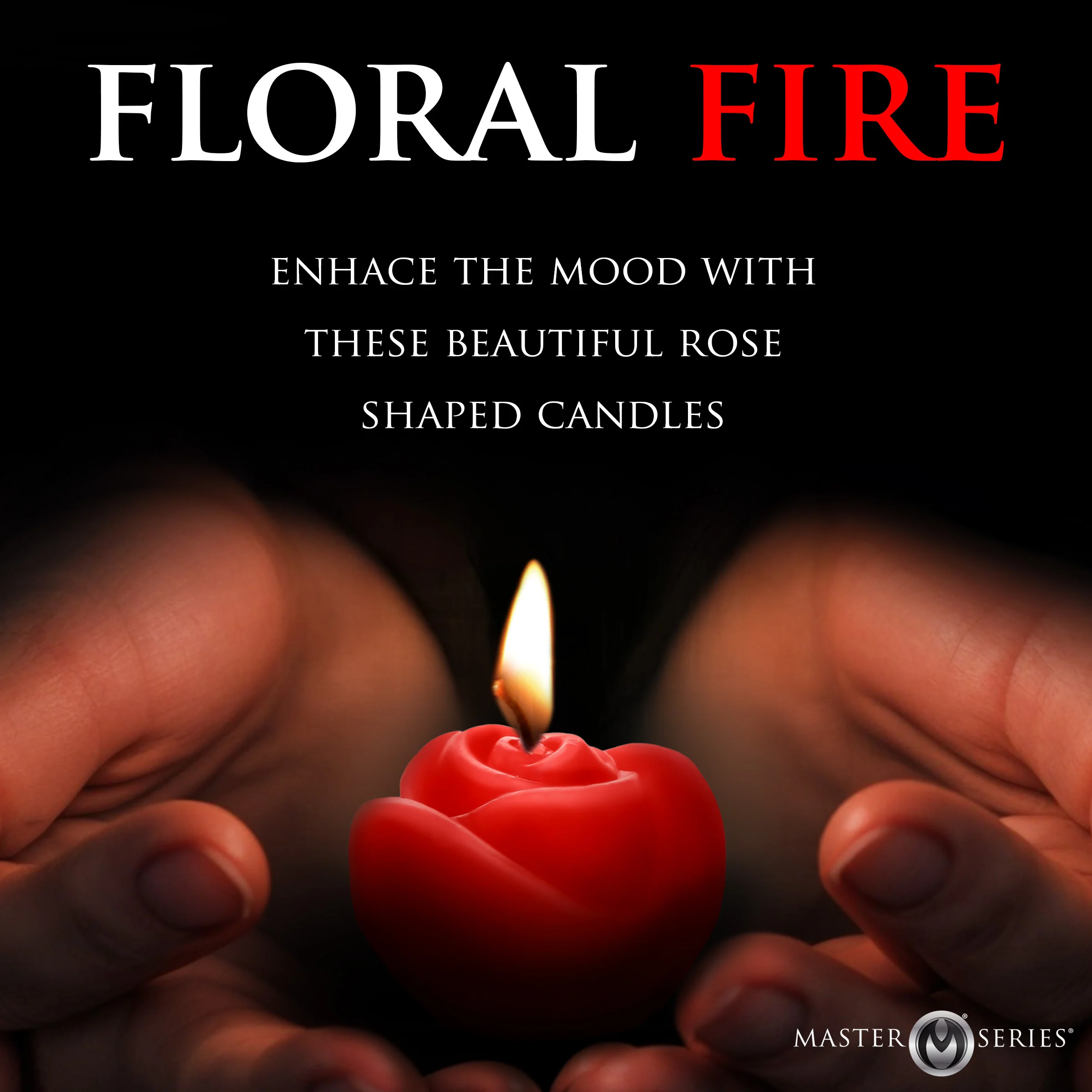 Fire Garden 3pc Rose Candle Set - Image 5