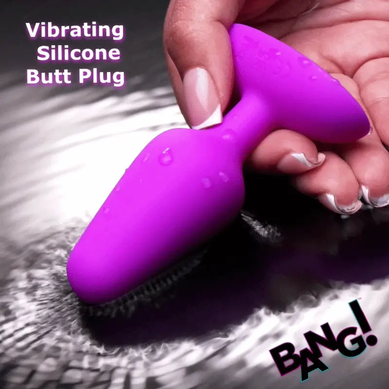 Flexible Vibrating Silicone Butt Plug - Image 2