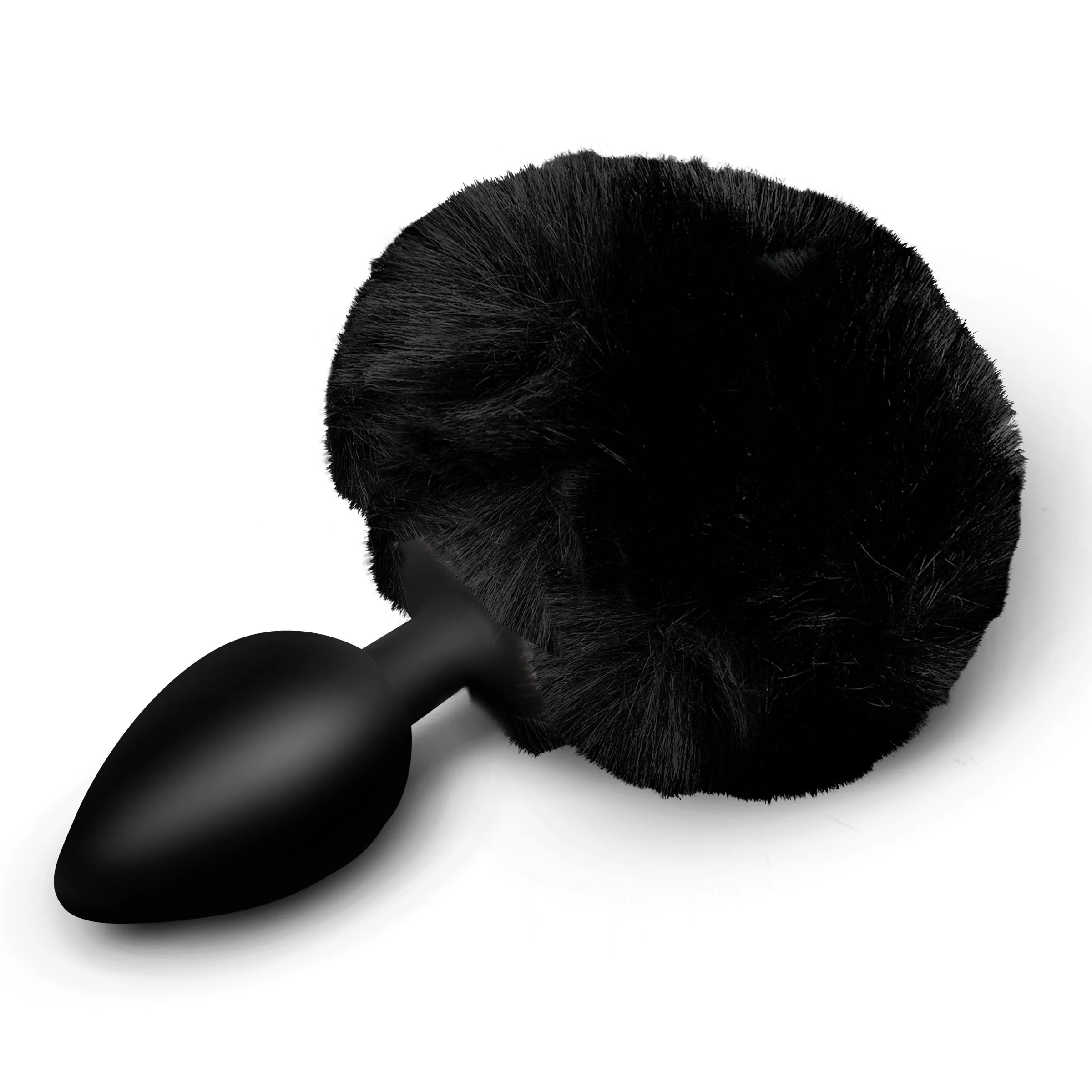 Fluffy Bunny Tail Silicone Plug - Image 6