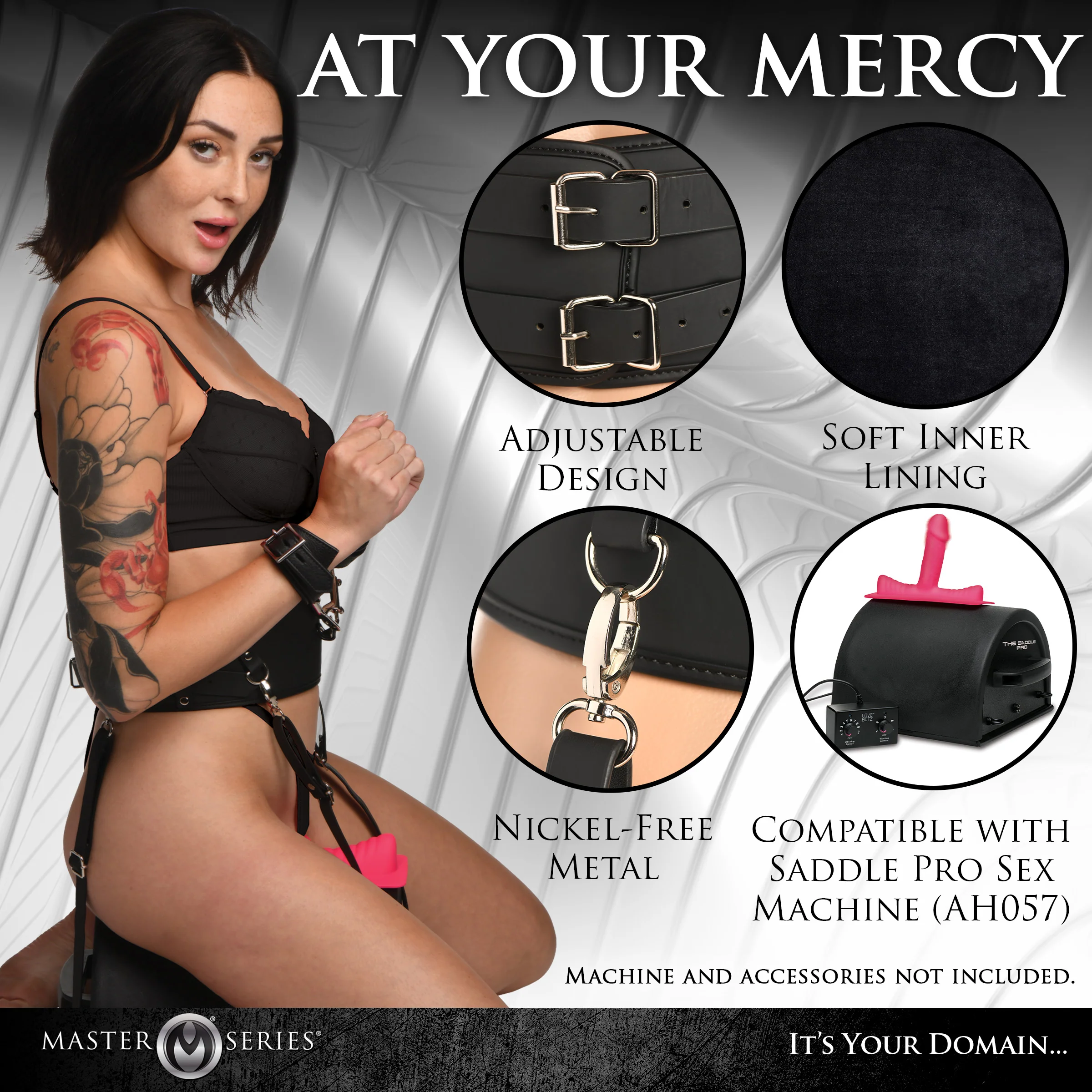Forced Orgasm Belt with Saddle Straps - Image 2