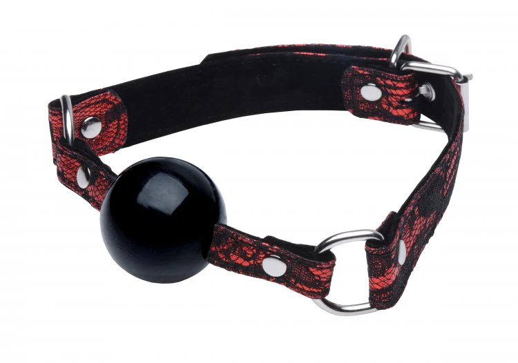 Frisky Lacy Red 5 Piece Bondage Set - Image 3