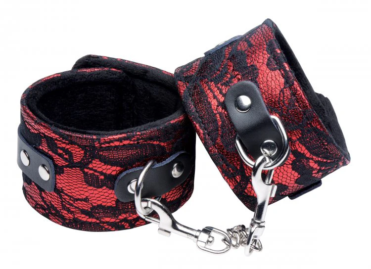 Frisky Lacy Red 5 Piece Bondage Set - Image 5