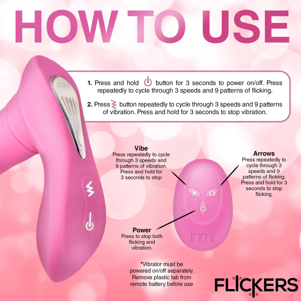 G-Flick G-Spot Flicking Silicone Vibrator with Remote - Image 8