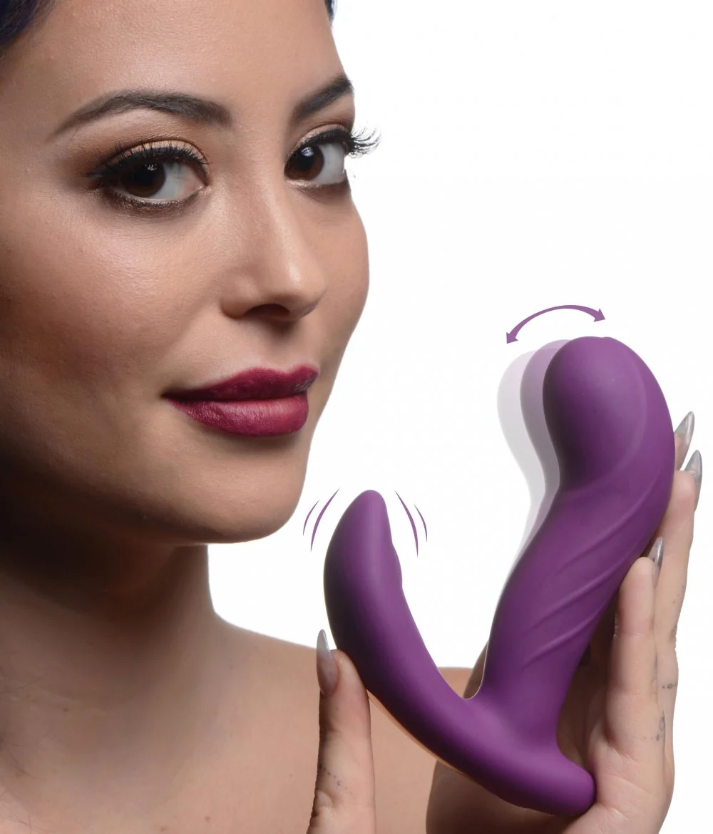 G-Rocker 10X Come Hither Silicone Vibrator with Remote Control - Image 2