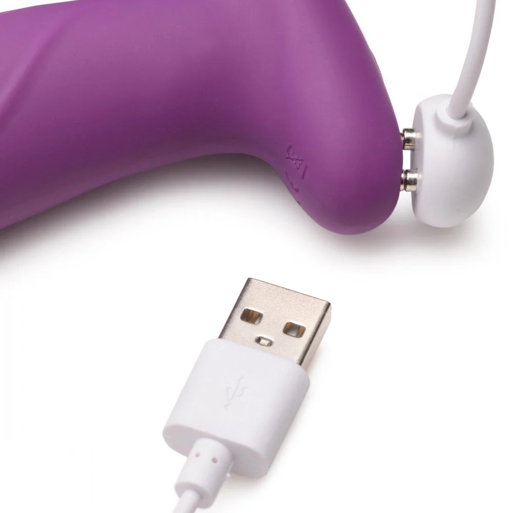 G-Rocker 10X Come Hither Silicone Vibrator with Remote Control - Image 5