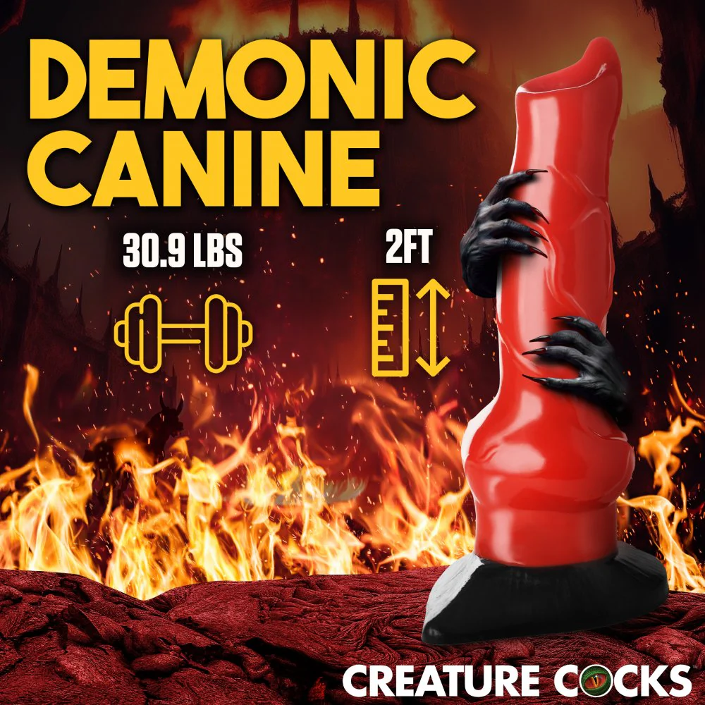 Giant Hell-Hound Canine 2ft Dildo - Image 3