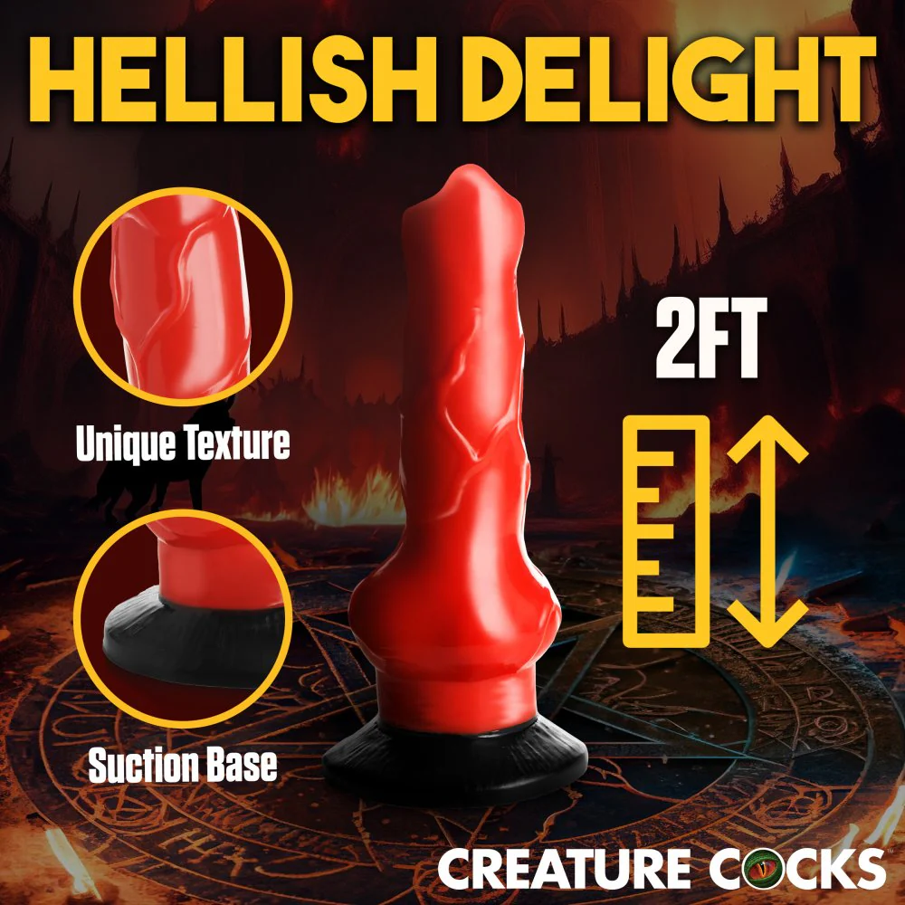 Giant Hell-Hound Canine 2ft Dildo - Image 4