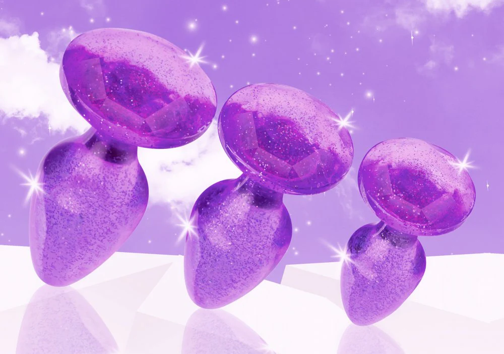 Glitter Gem Anal Plug Set - Image 4
