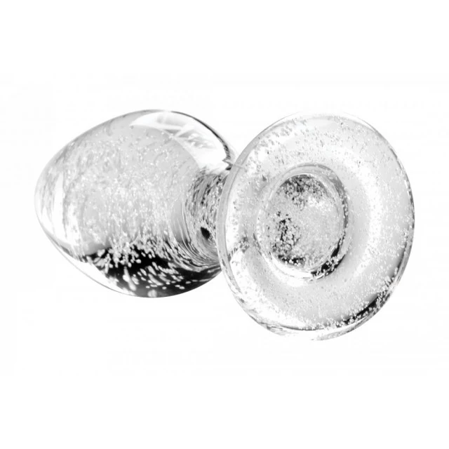 Glow-In-The-Dark Glass Anal Plug - Image 5
