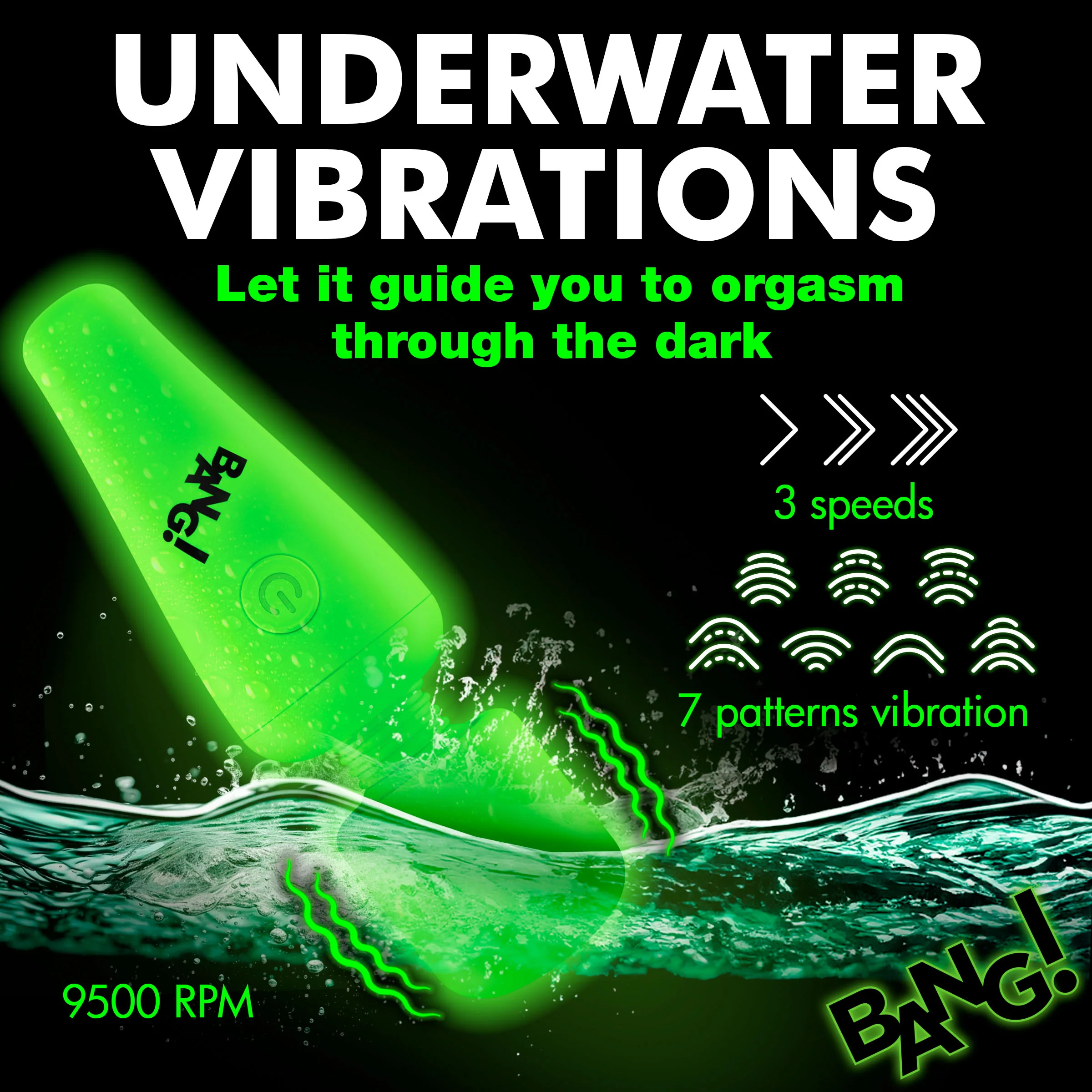 Glow-in-the-Dark Silicone Wand - Image 2
