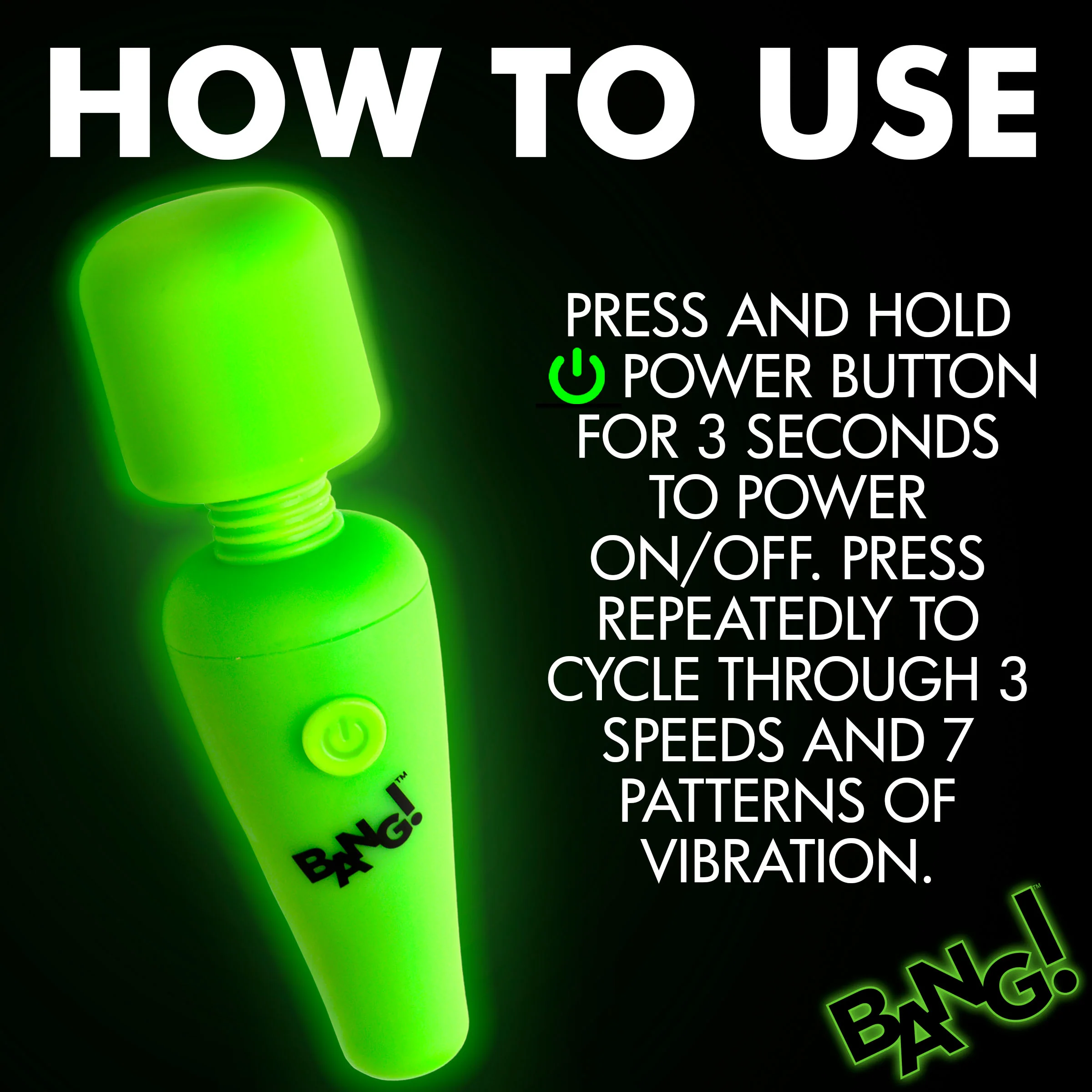 Glow-in-the-Dark Silicone Wand - Image 6