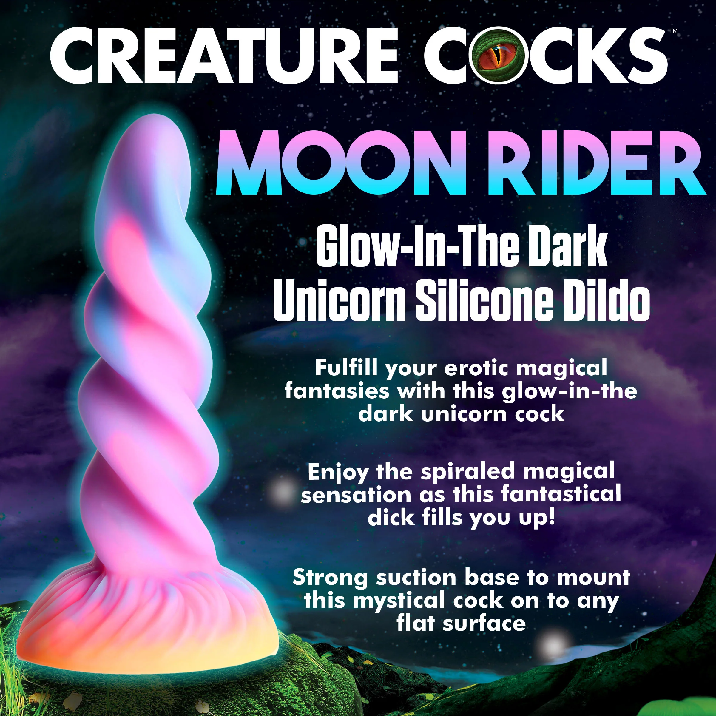 Glow-in-the-Dark Unicorn Dildo - Image 2