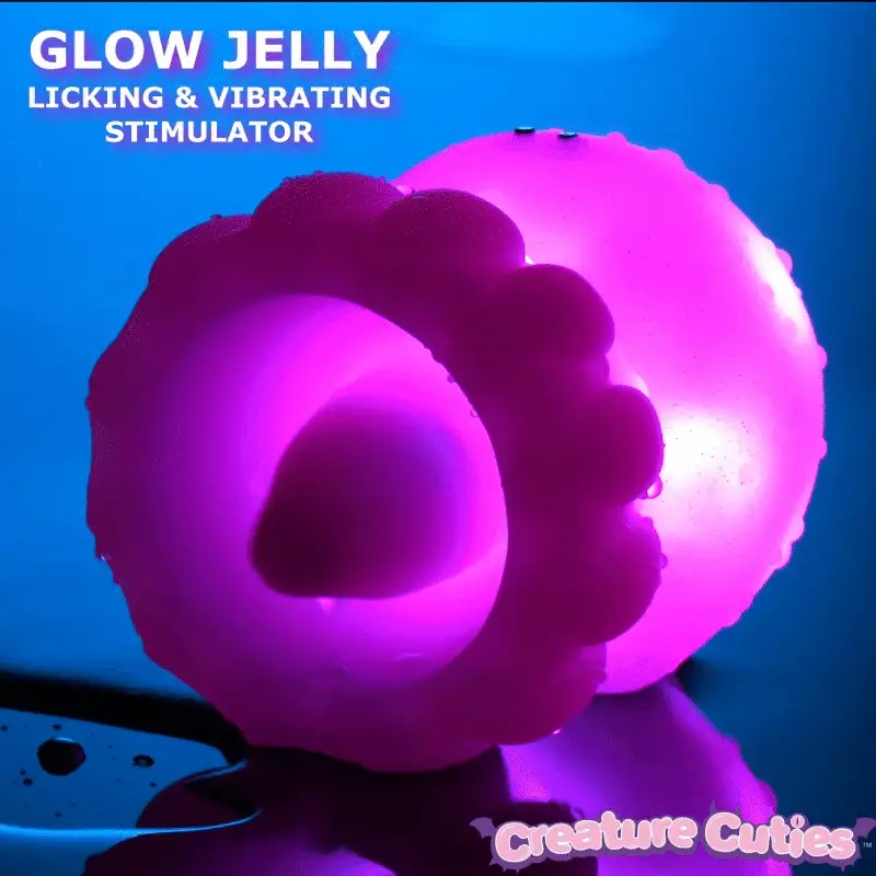 Glow Jelly Licking & Vibrating Stimulator - Image 2